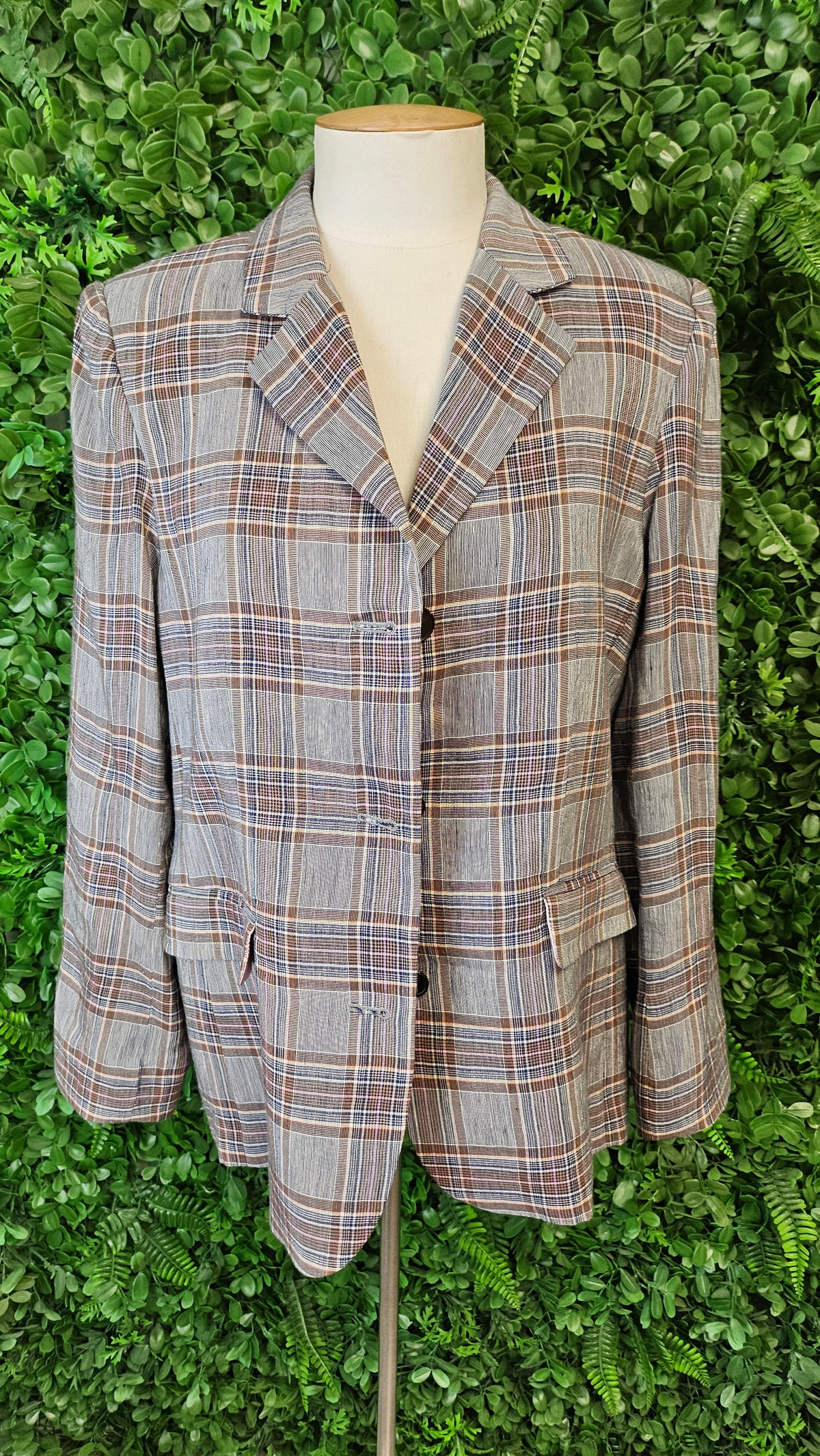 POL Check Halcyon Blazer BNWT (10)