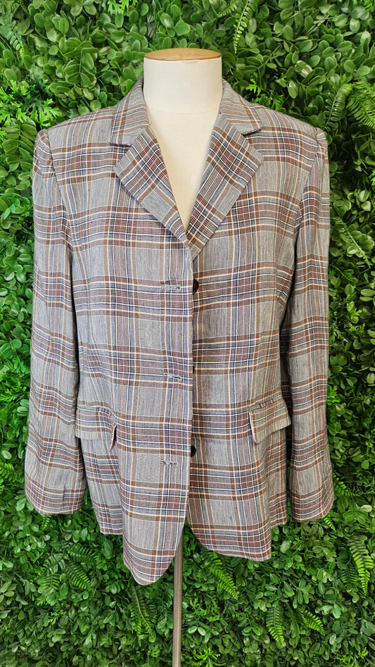 POL Check Halcyon Blazer BNWT (10)