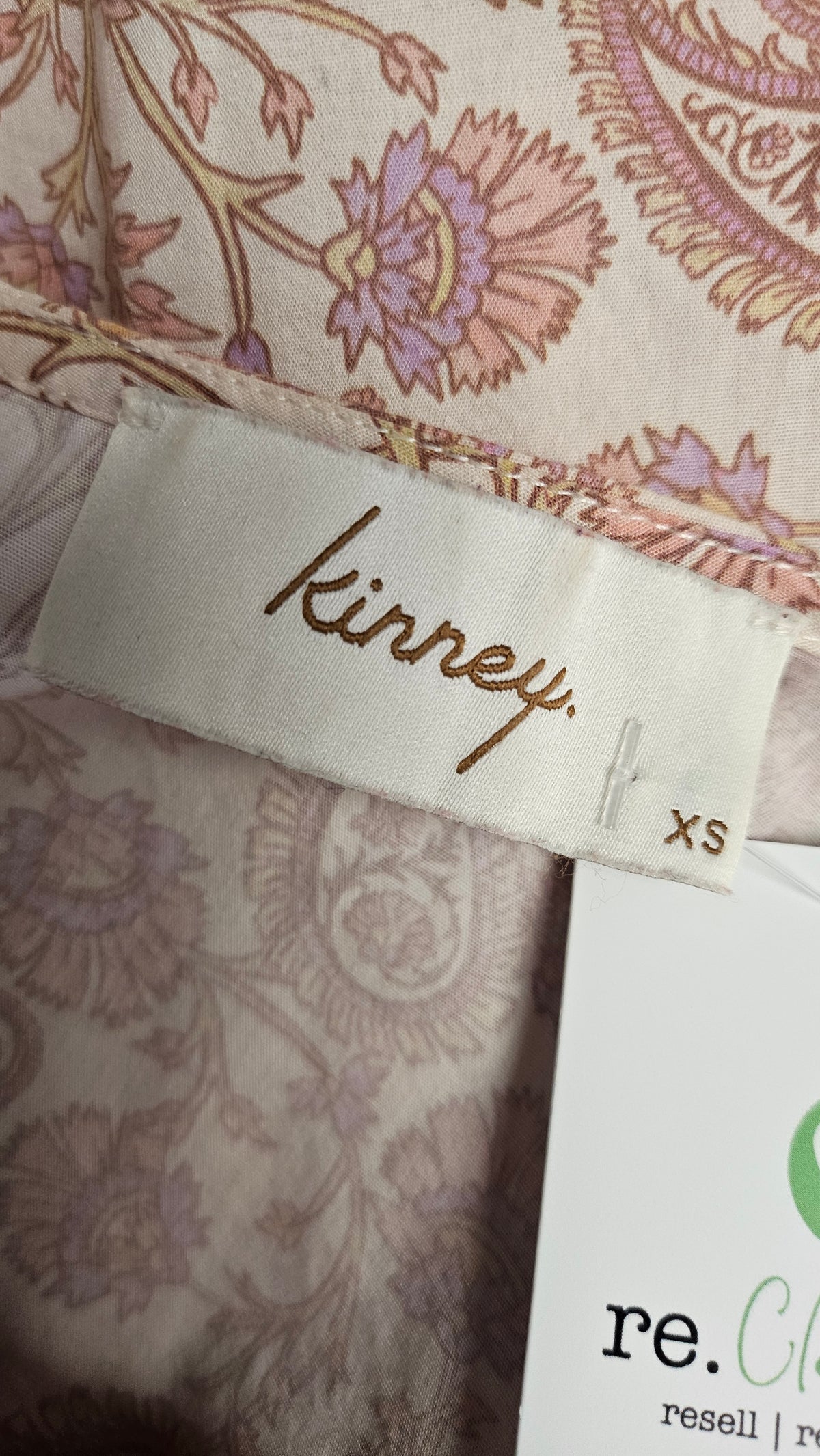 Kinney Print Gathered Blouse (10-12)