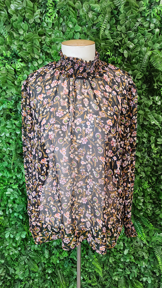 Memo Floral Sheer Top (12)