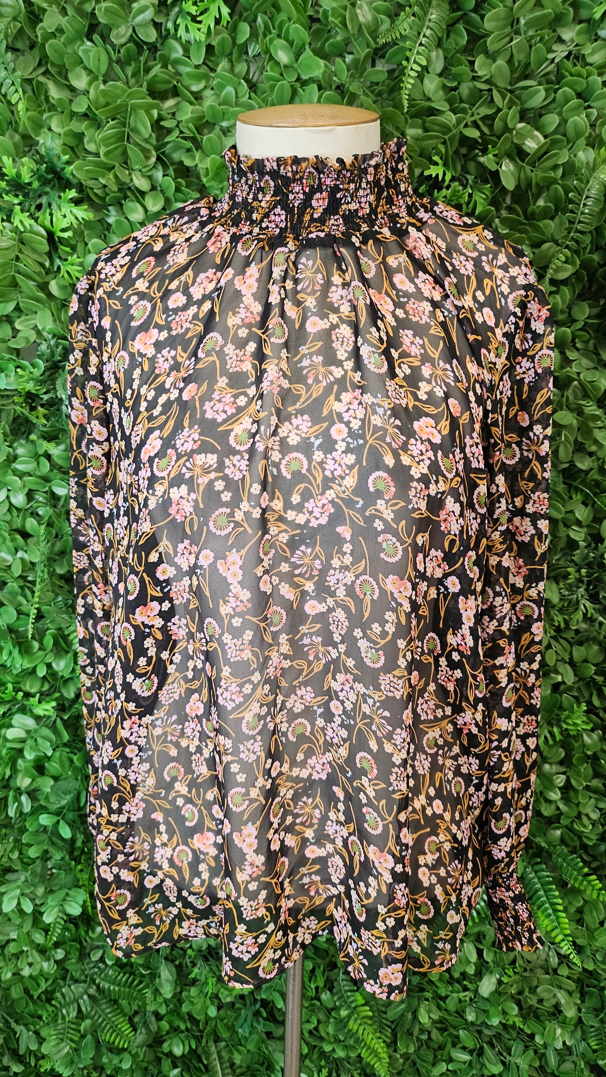 Memo Floral Sheer Top (12)