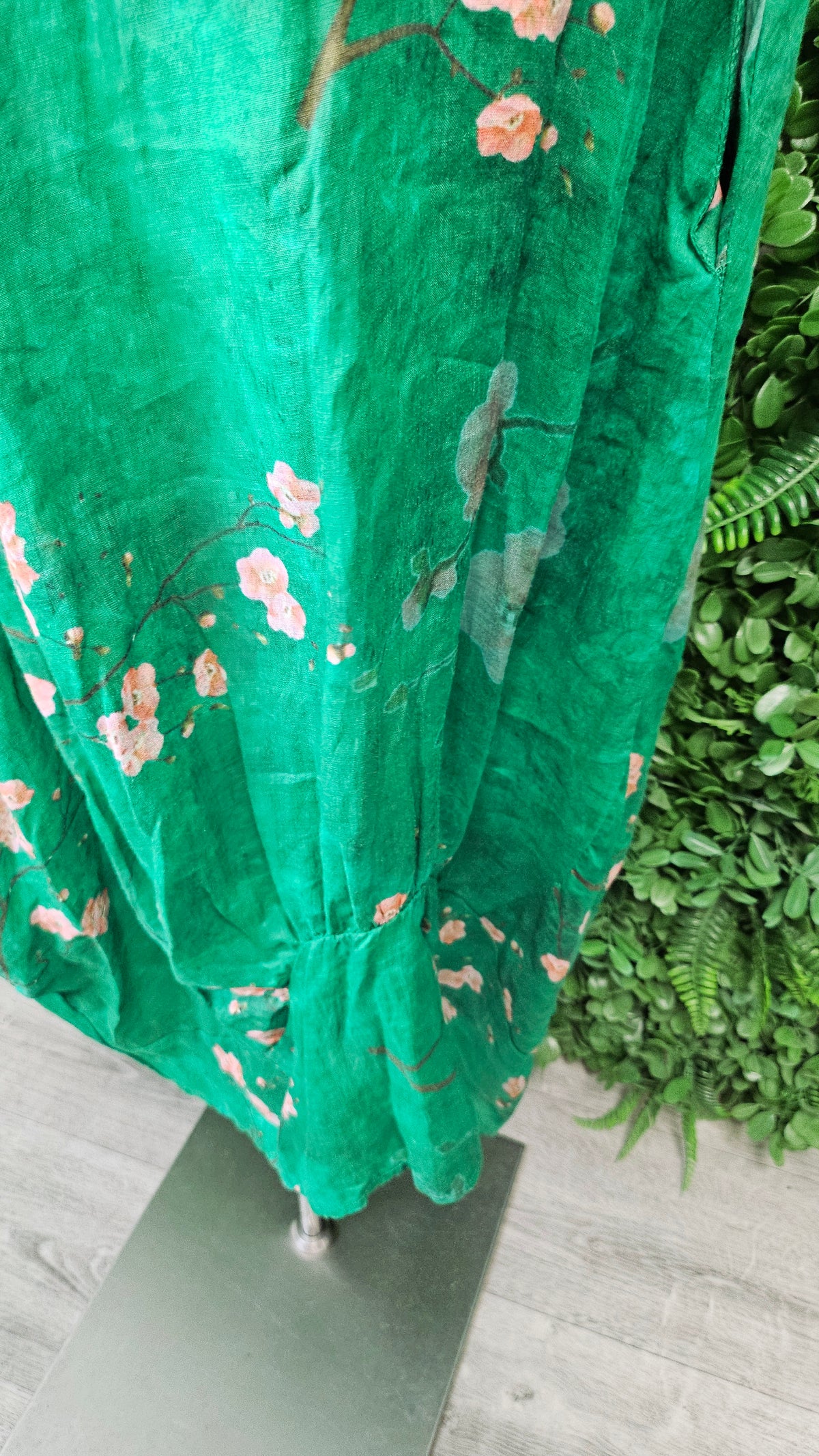 Cali & Co Floral Linen Dress (10-12)