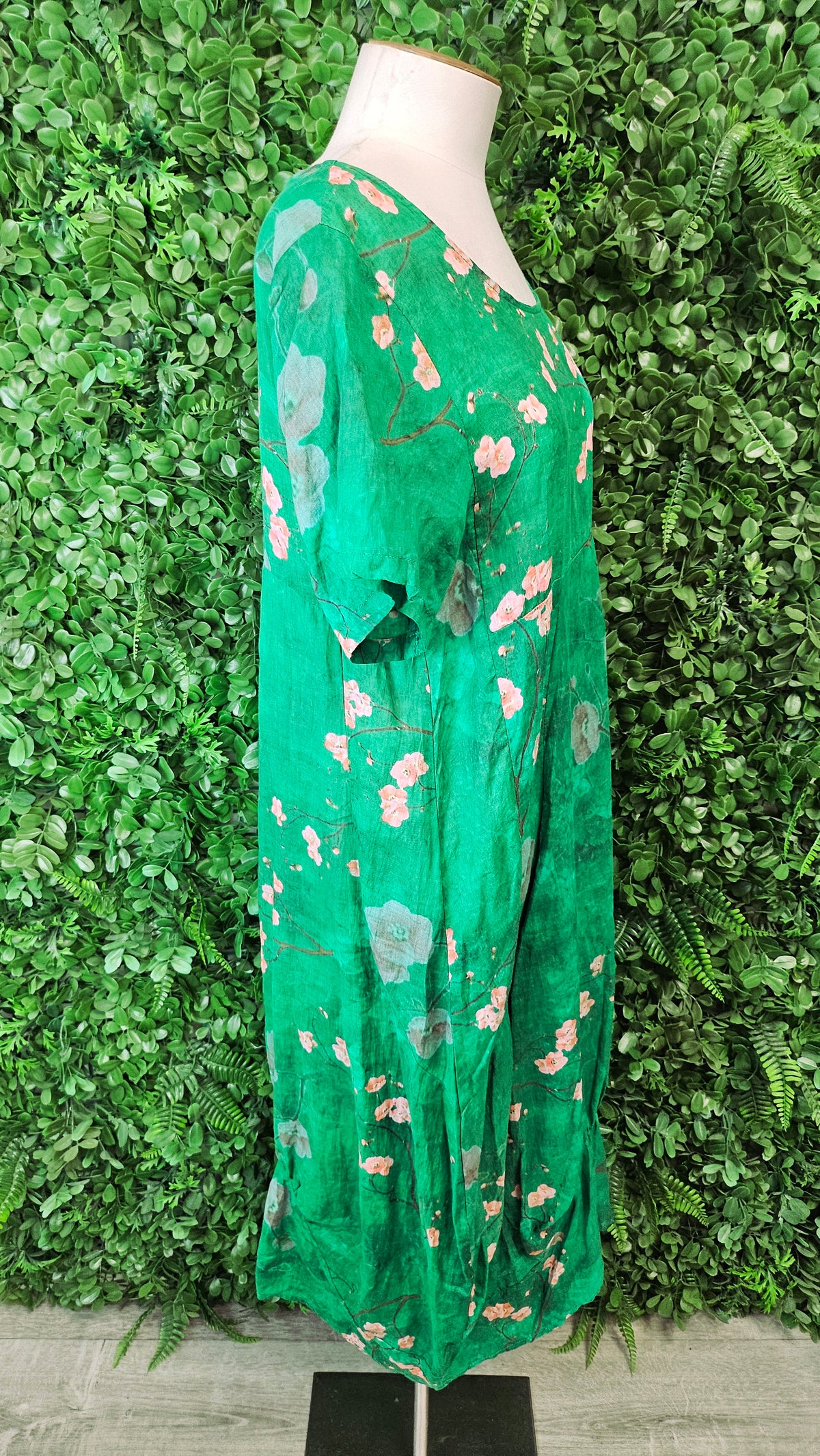 Cali & Co Floral Linen Dress (10-12)