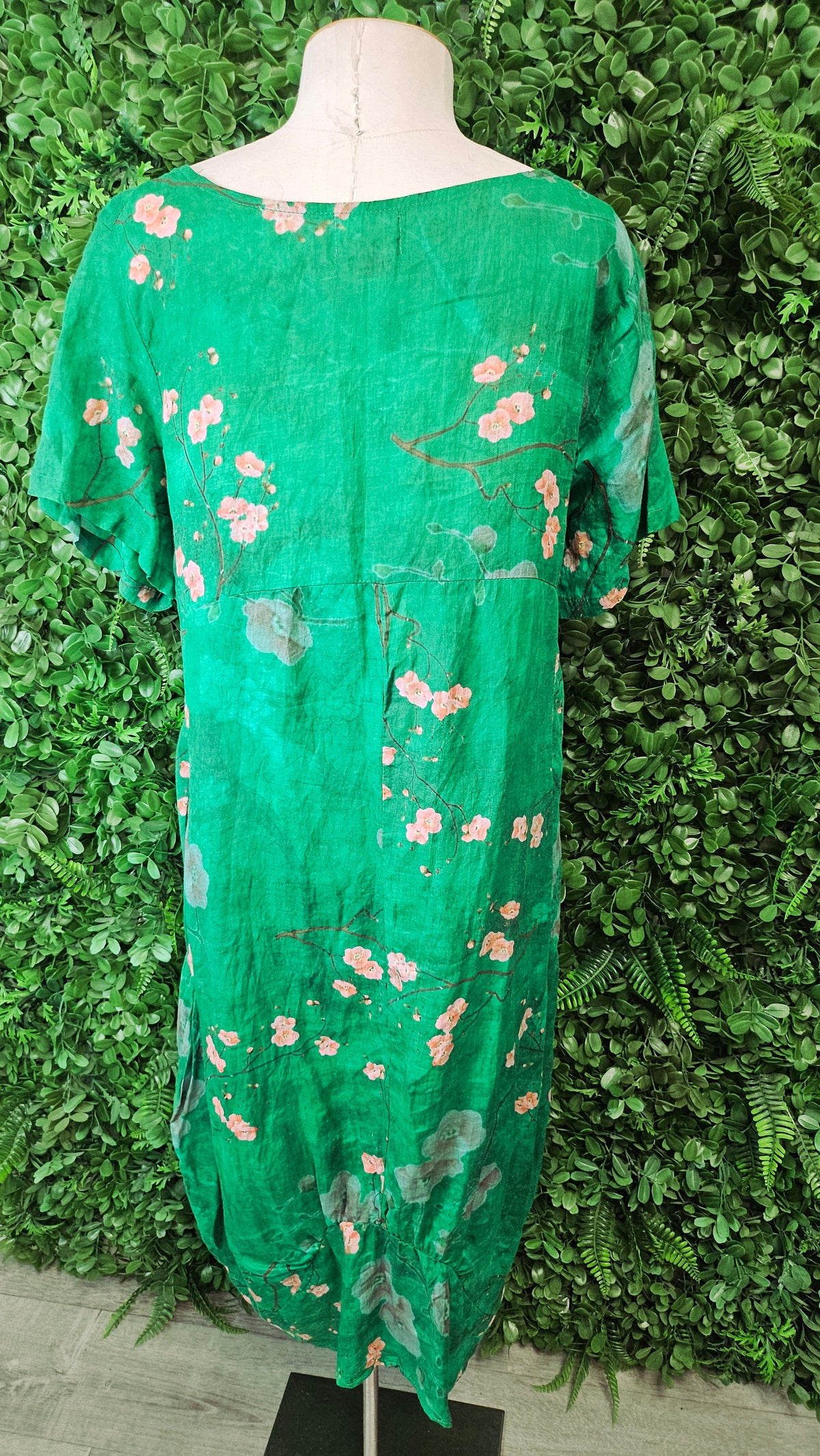 Cali & Co Floral Linen Dress (10-12)