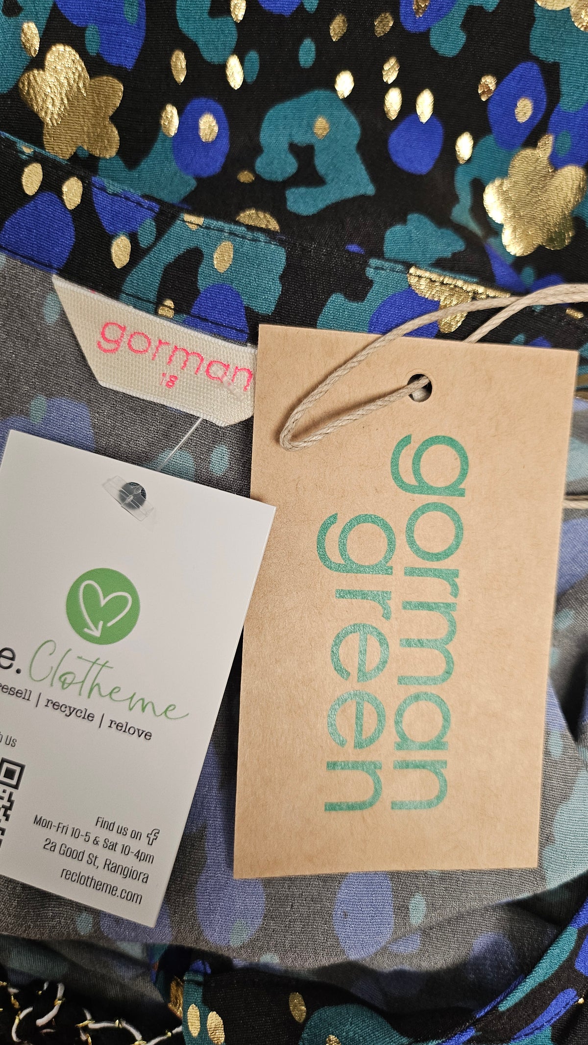 Gorman Print Peafowl Dress BNWT (16-18)