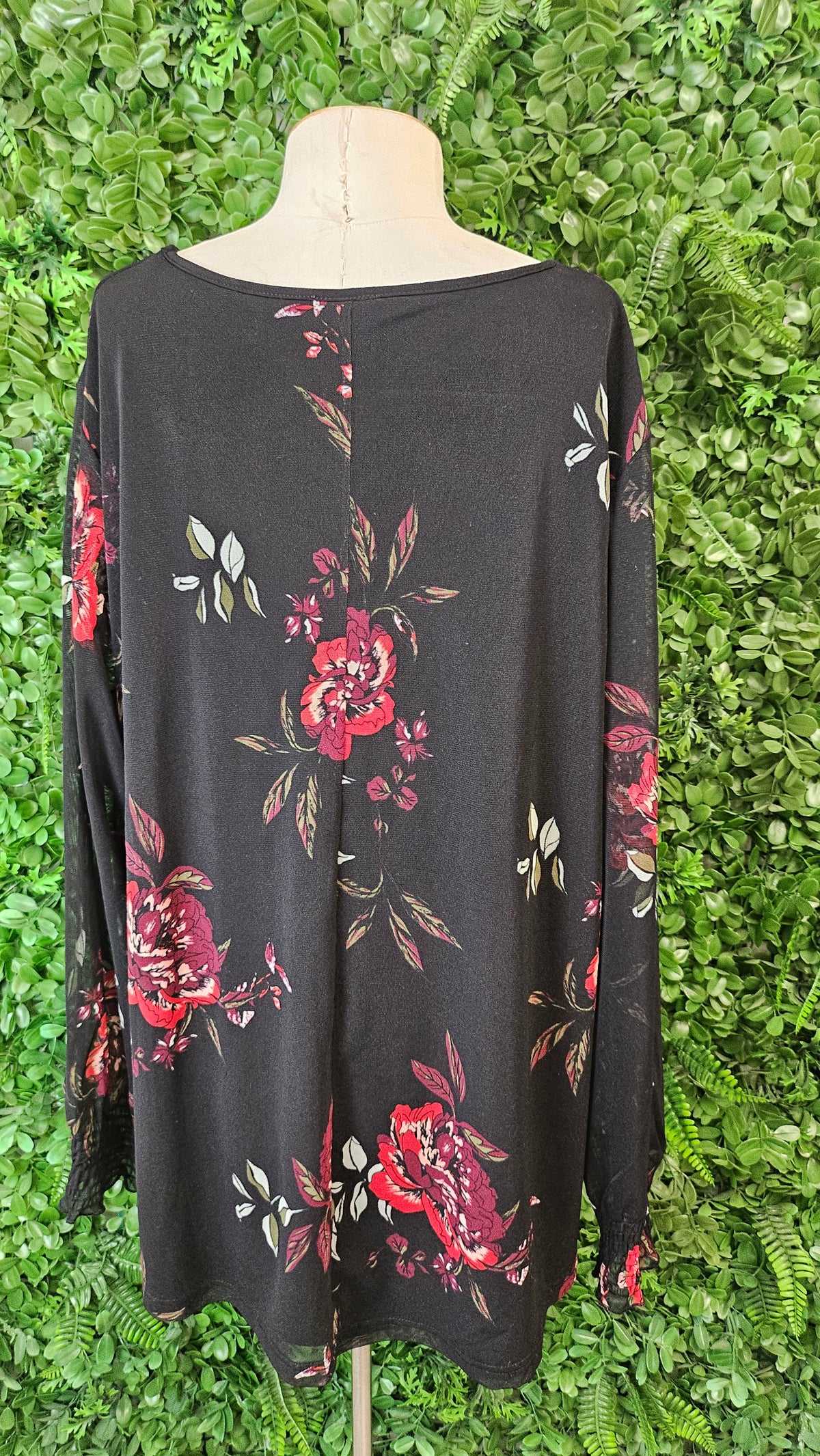 K&K Black Floral Top (3XL)