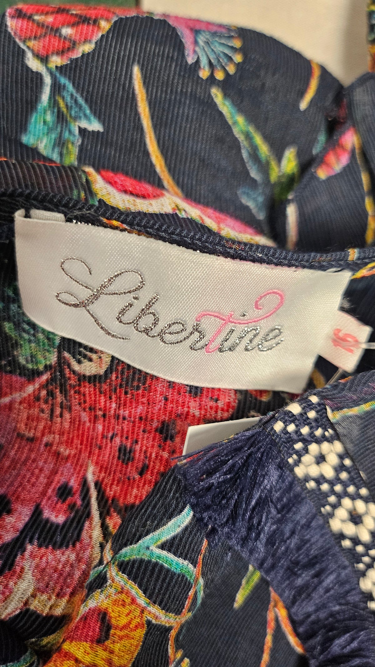 Libertine Print Boho Top (14-16)