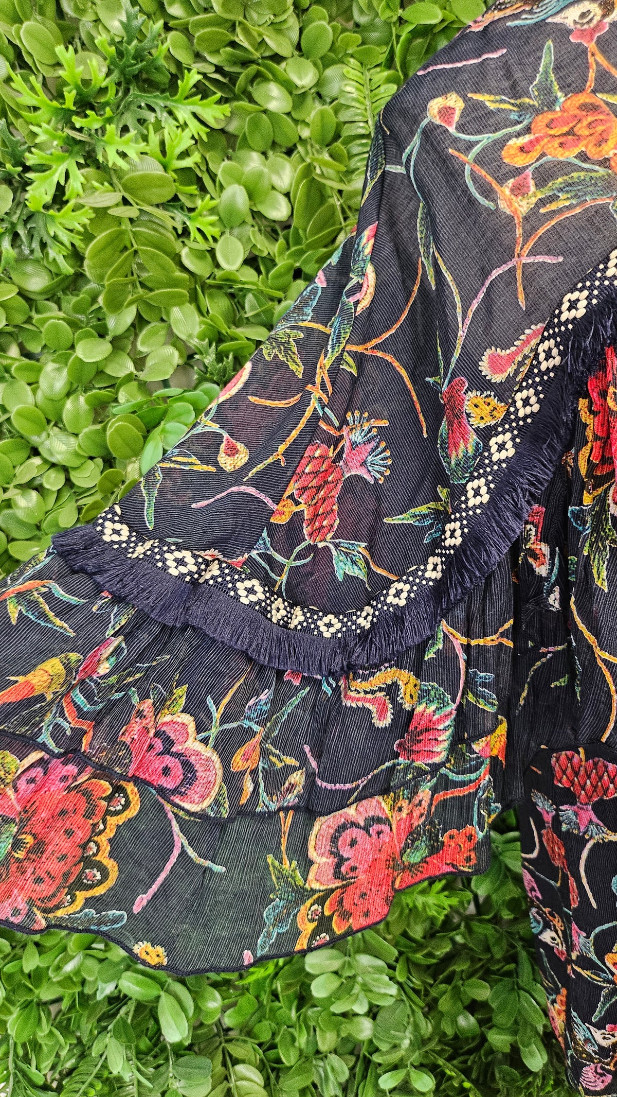Libertine Print Boho Top (14-16)