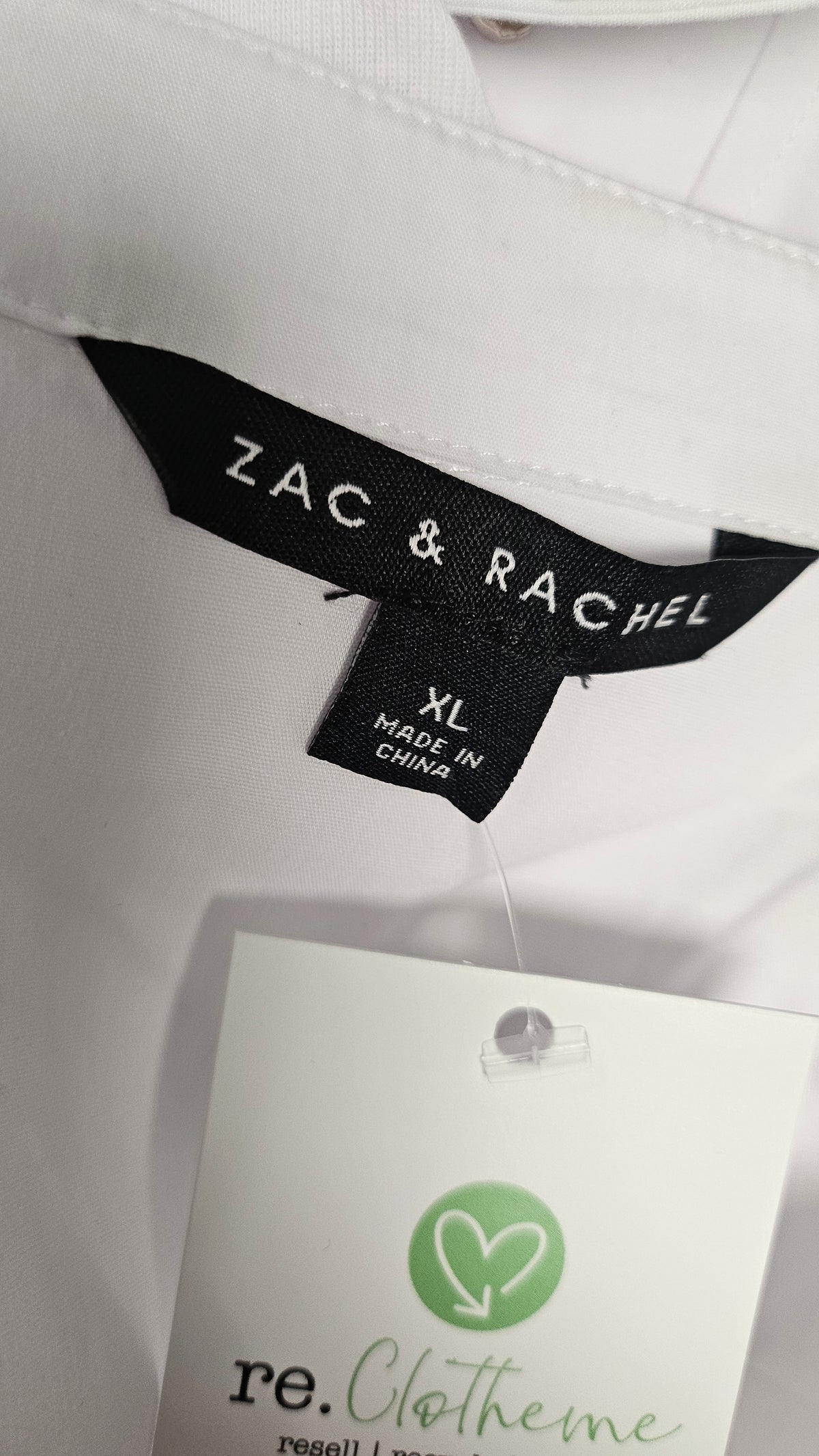Zac & Rachel White Wrap Waist Shirt BNWT (14)