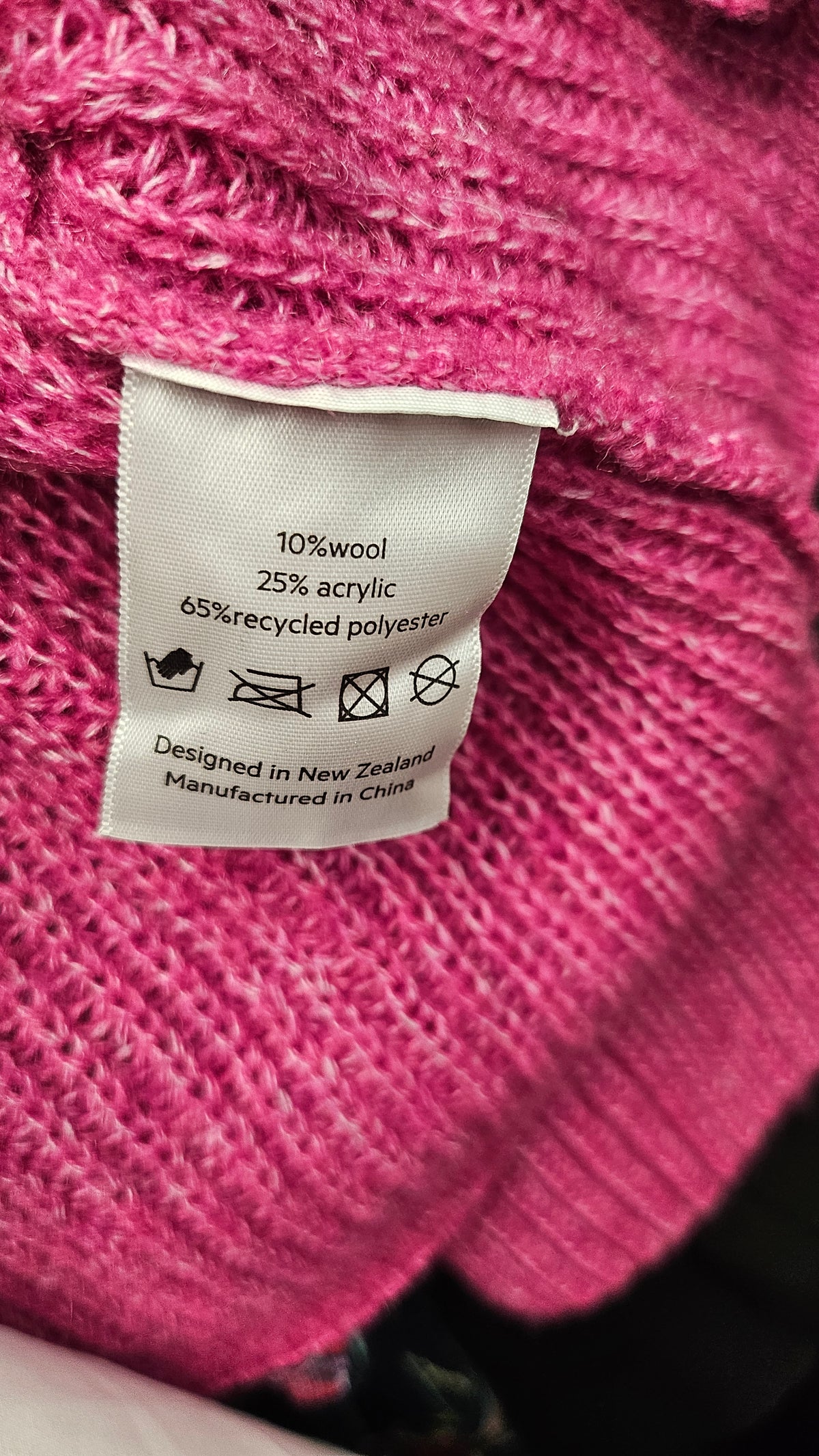 Hello Friday Fushia Crop Cardigan (12-18)