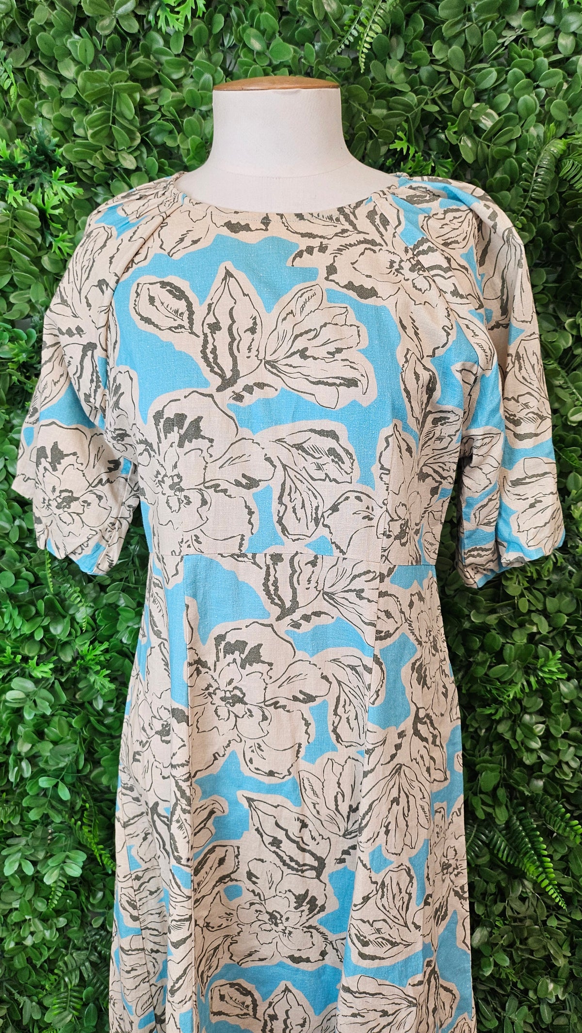 Stella + Gemma Petal Garden Amalie Dress Linen Blend (10)