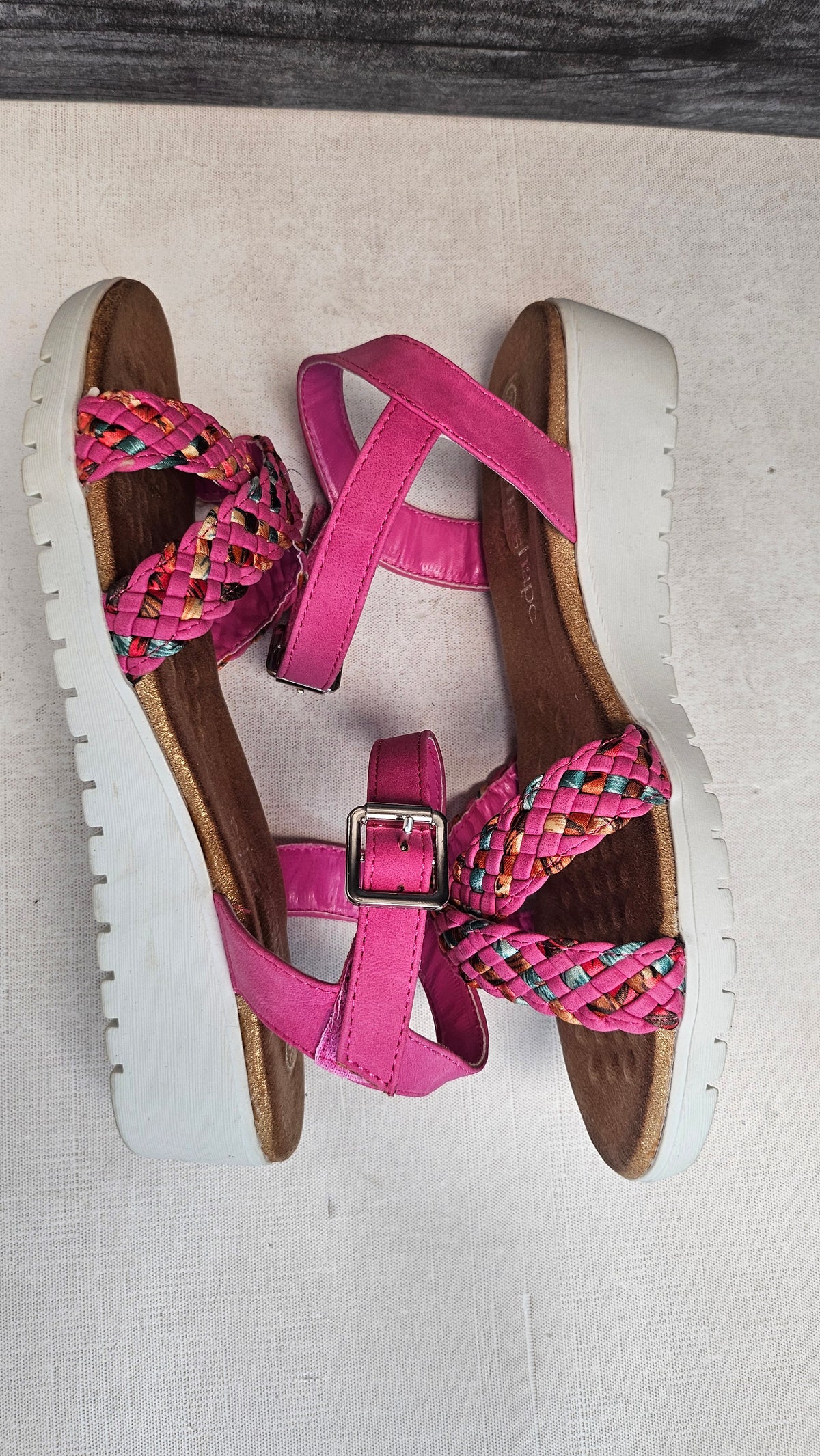TS Pink Plait Sandal (38)
