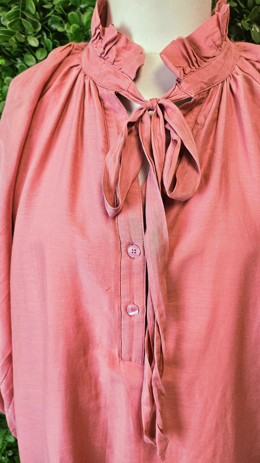 Alexandra Pink Smock Tunic Dress (12-14)