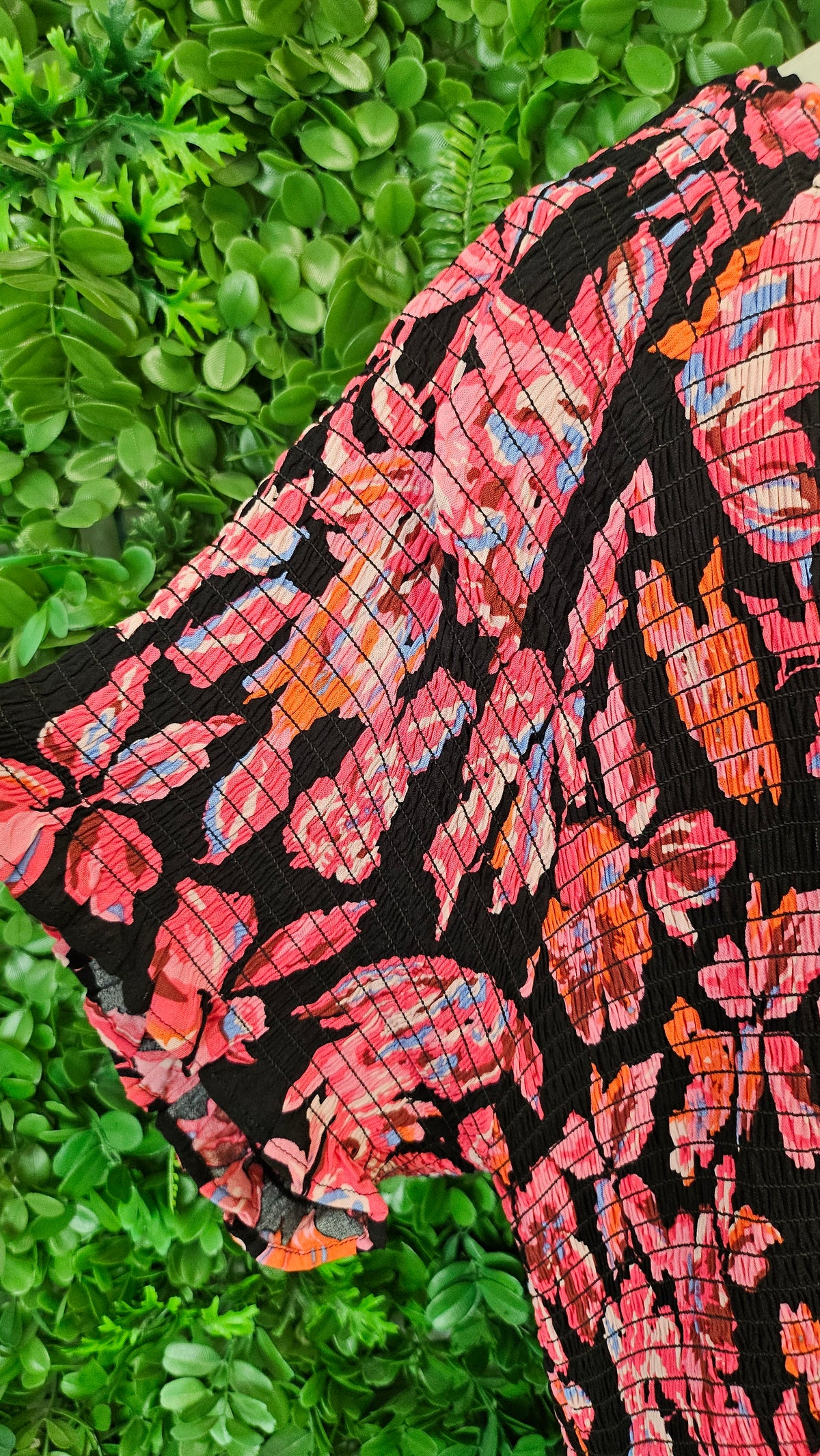 K+K Floral Shirred Bodice Dress (24)