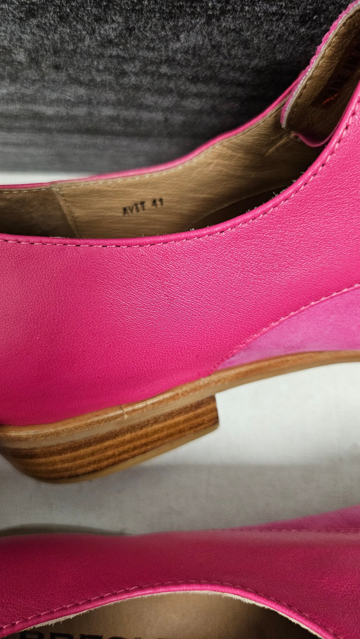 Bresley Fuschia Lace Up Shoe (41)