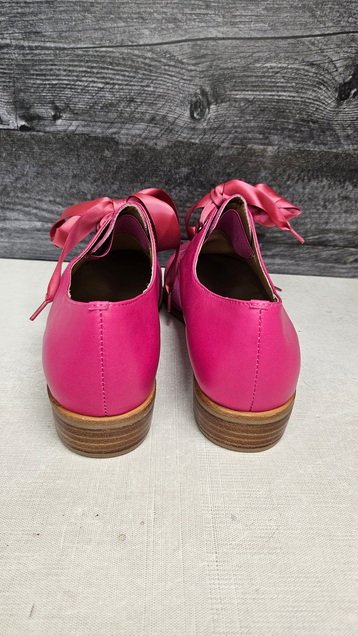 Bresley Fuschia Lace Up Shoe (41)