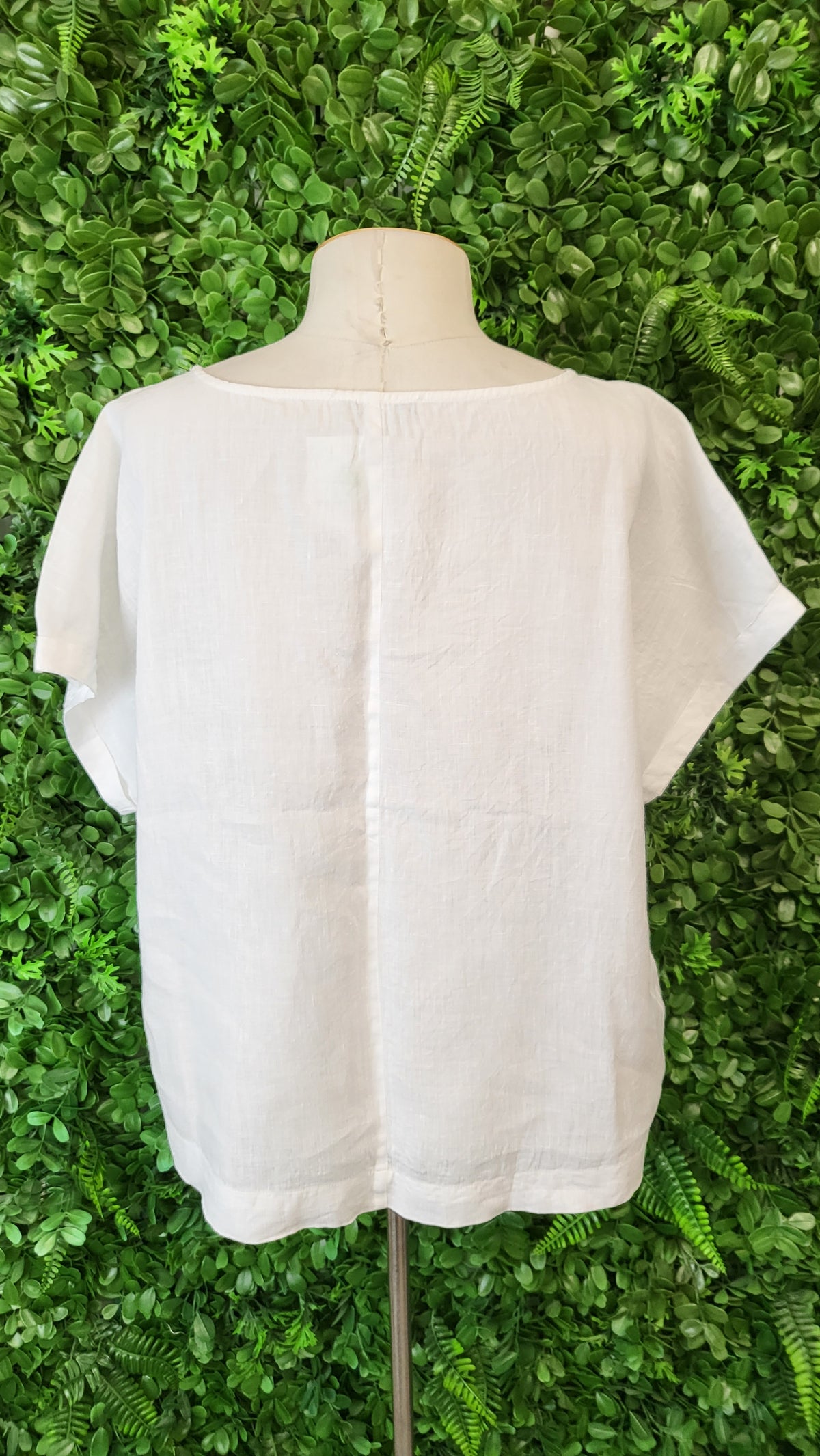 Grae Linen White Linen Top (12)