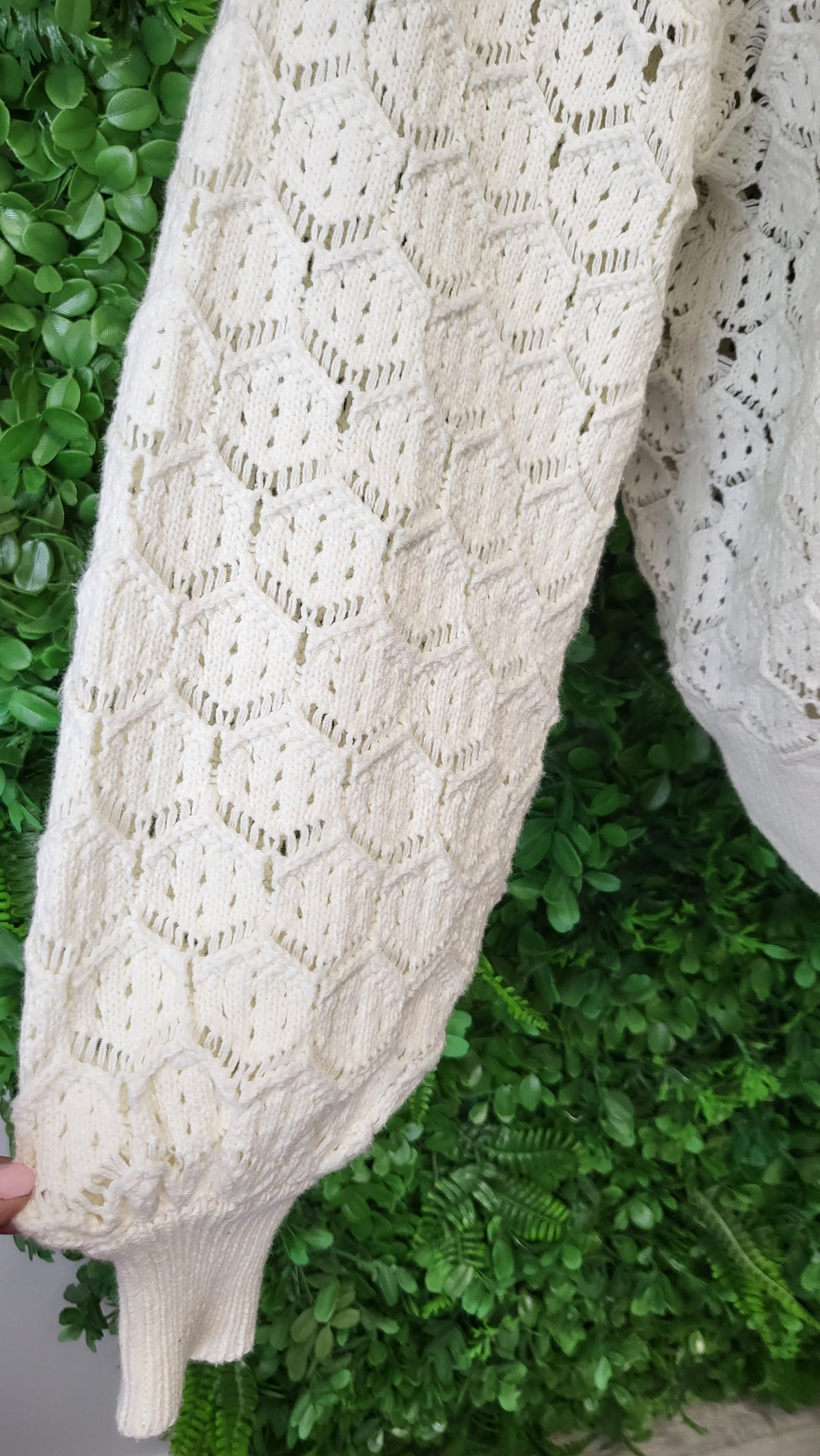 Princess Polly Cream Sirena Zip Knit BNWT (10)
