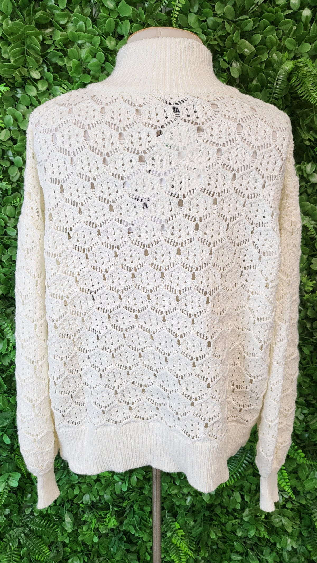Princess Polly Cream Sirena Zip Knit BNWT (10)