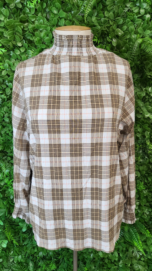 Sportscraft Check High Neck Top (12)
