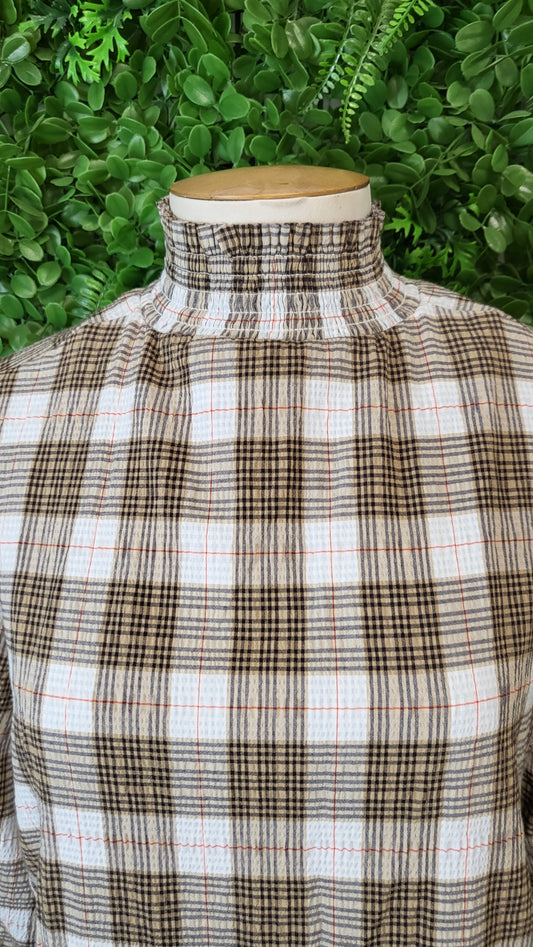 Sportscraft Check High Neck Top (12)