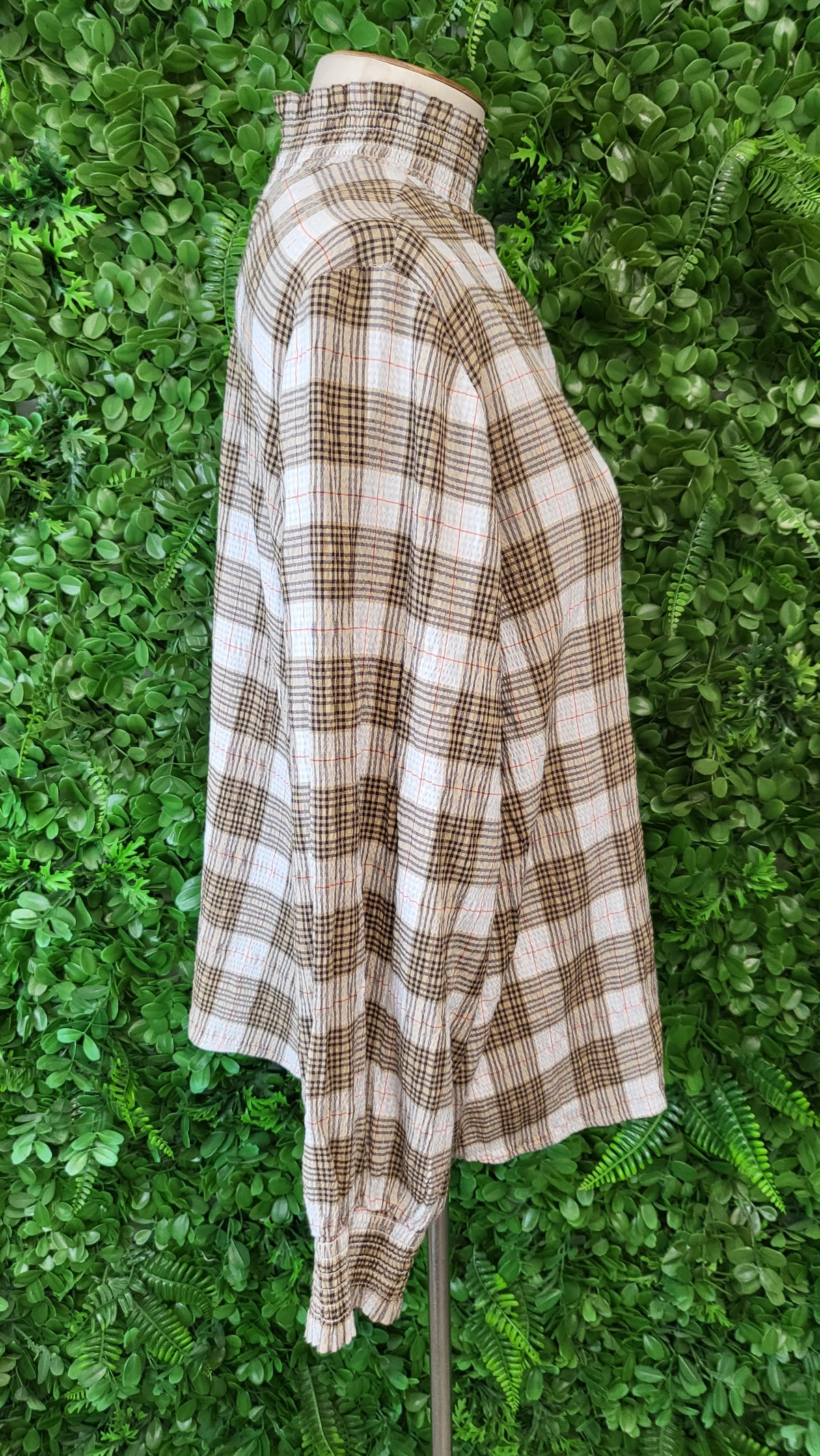 Sportscraft Check High Neck Top (12)