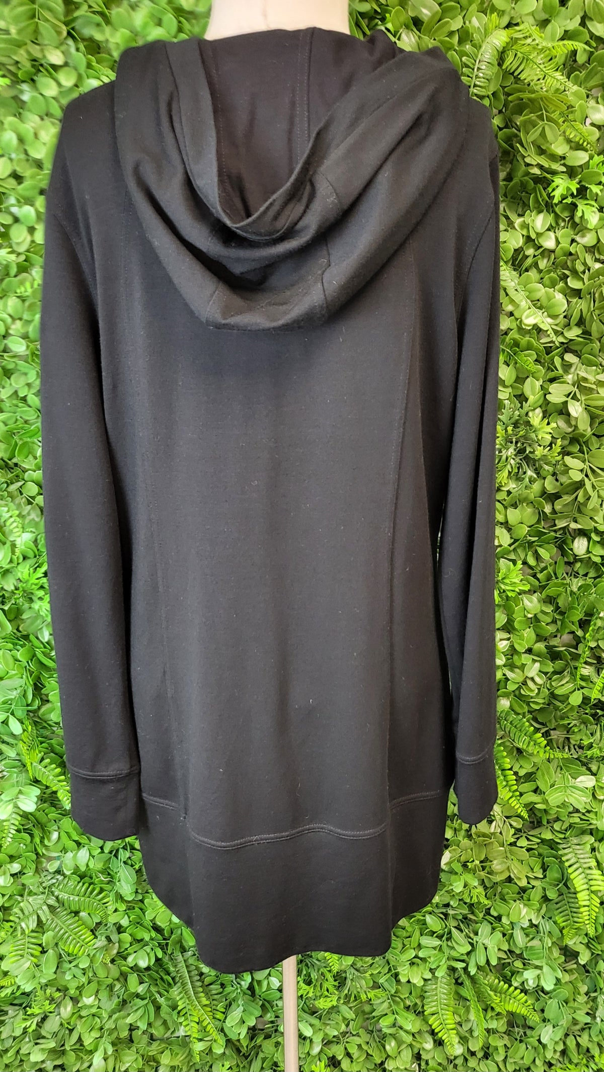 Paula Ryan Black Merino Coatigan (10)