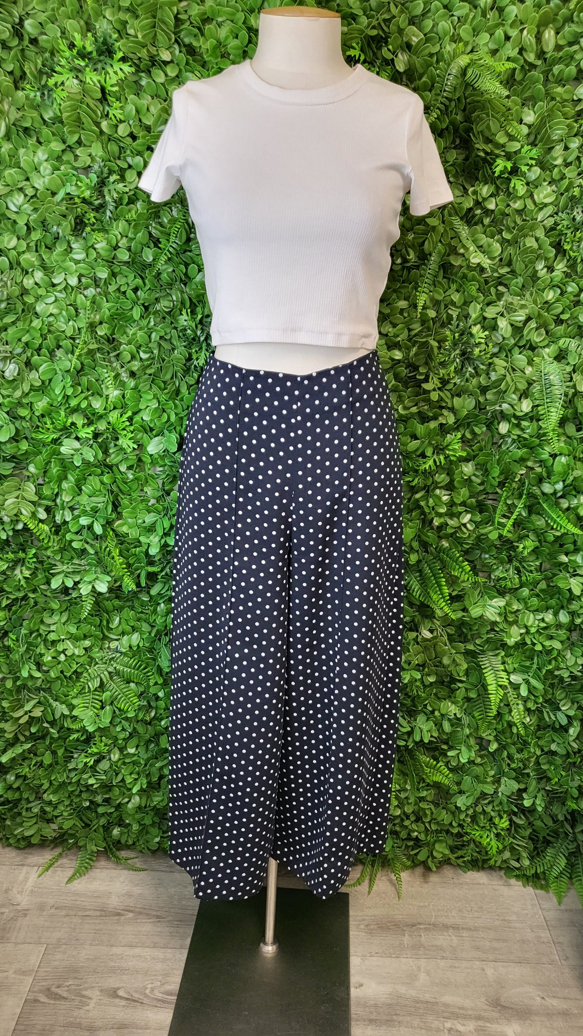 Warehouse Navy Culottes (8)