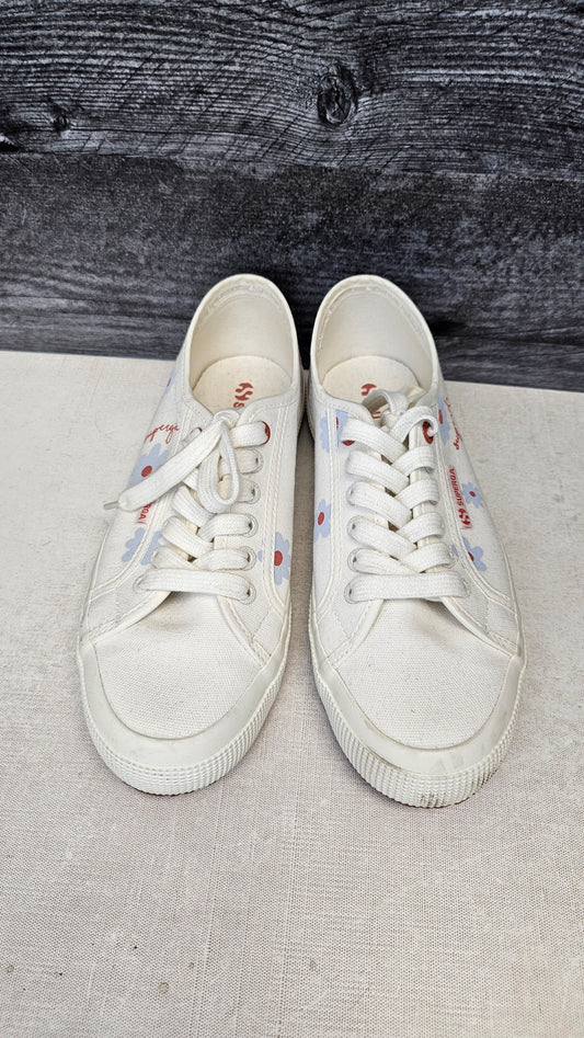 Superga Floral Canvas Kicks (39)