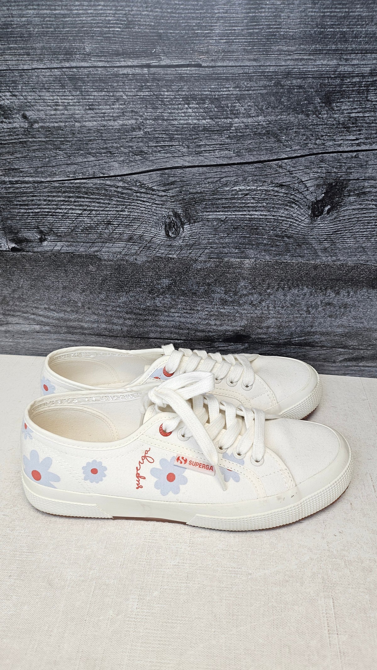 Superga Floral Canvas Kicks (39)
