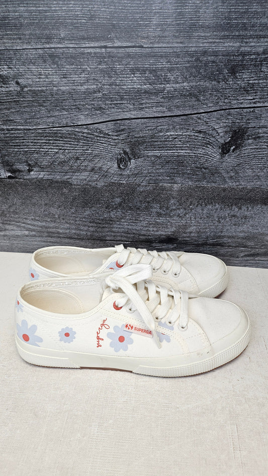 Superga Floral Canvas Kicks (39)