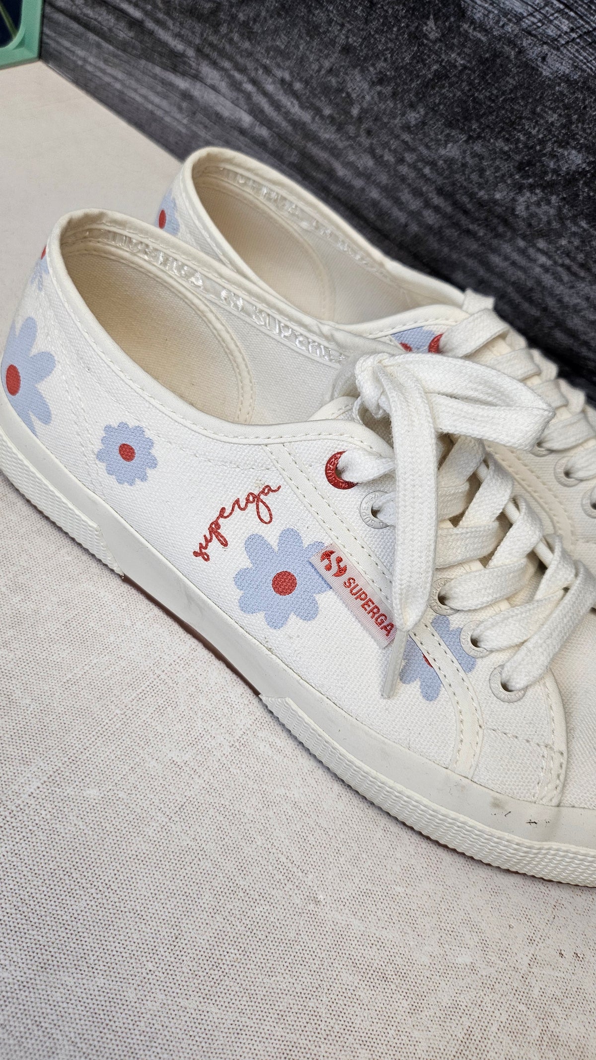 Superga Floral Canvas Kicks (39)