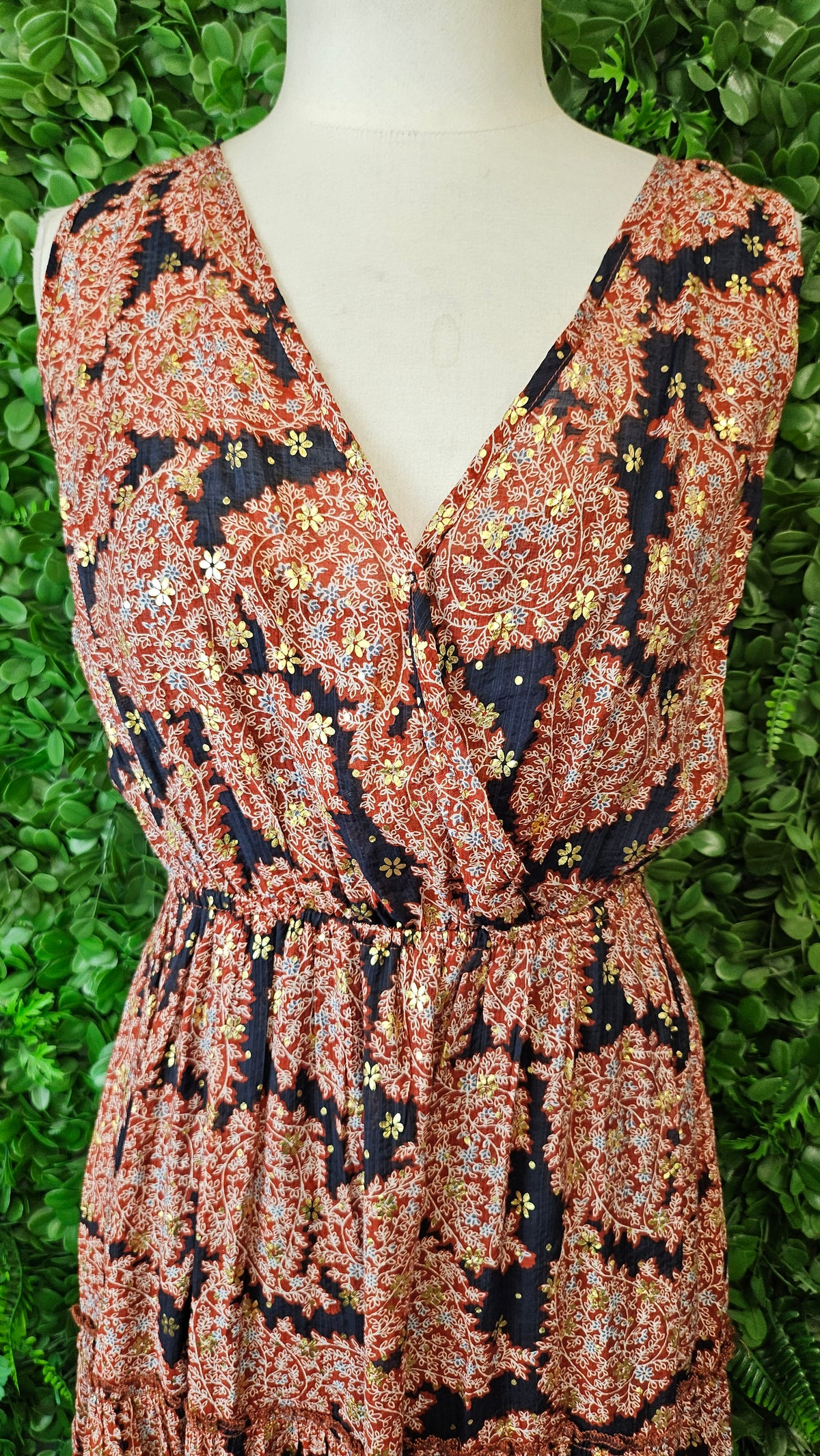 Drama The Label Print Tiered Maxi Dress (10)