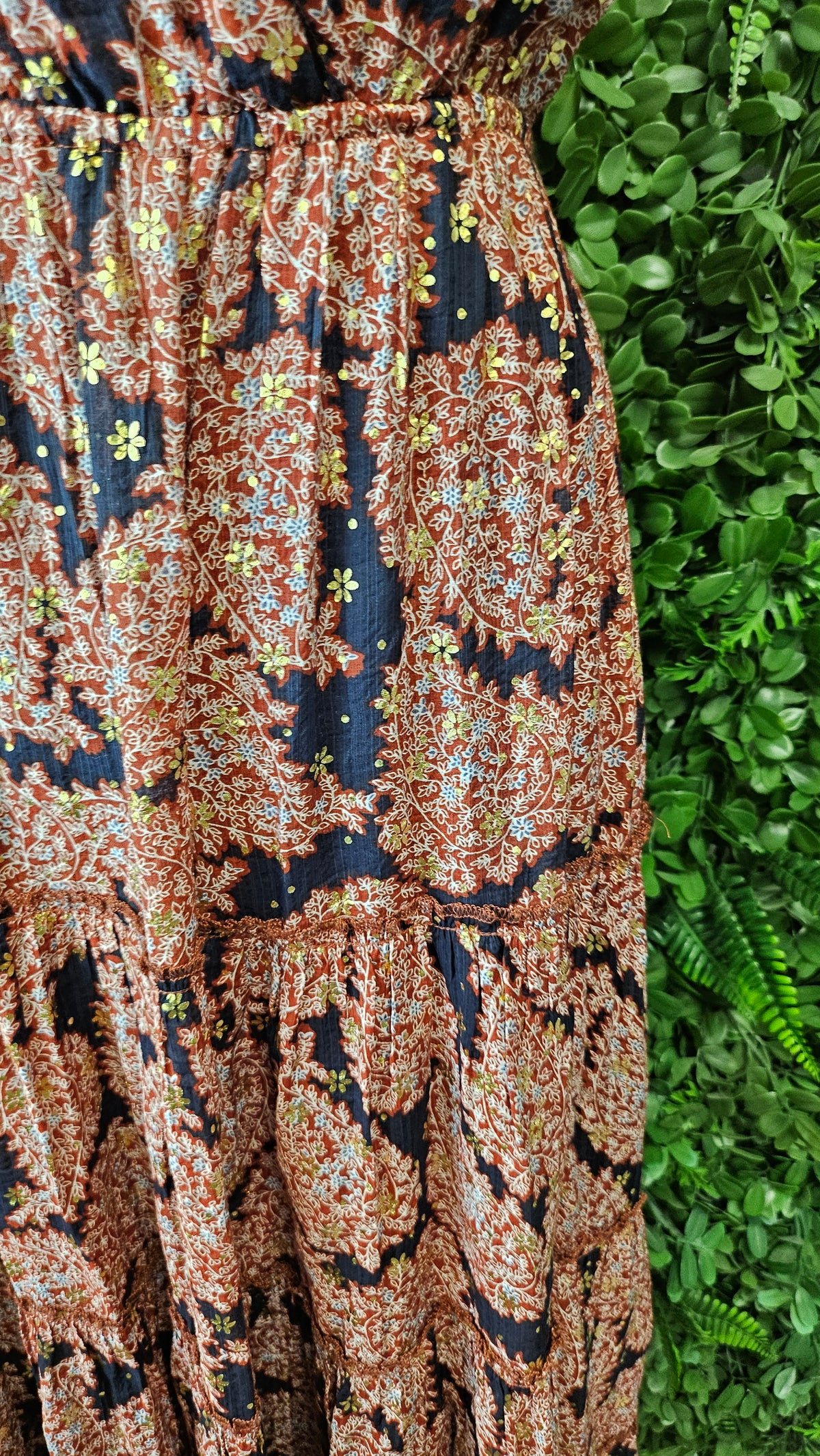 Drama The Label Print Tiered Maxi Dress (10)