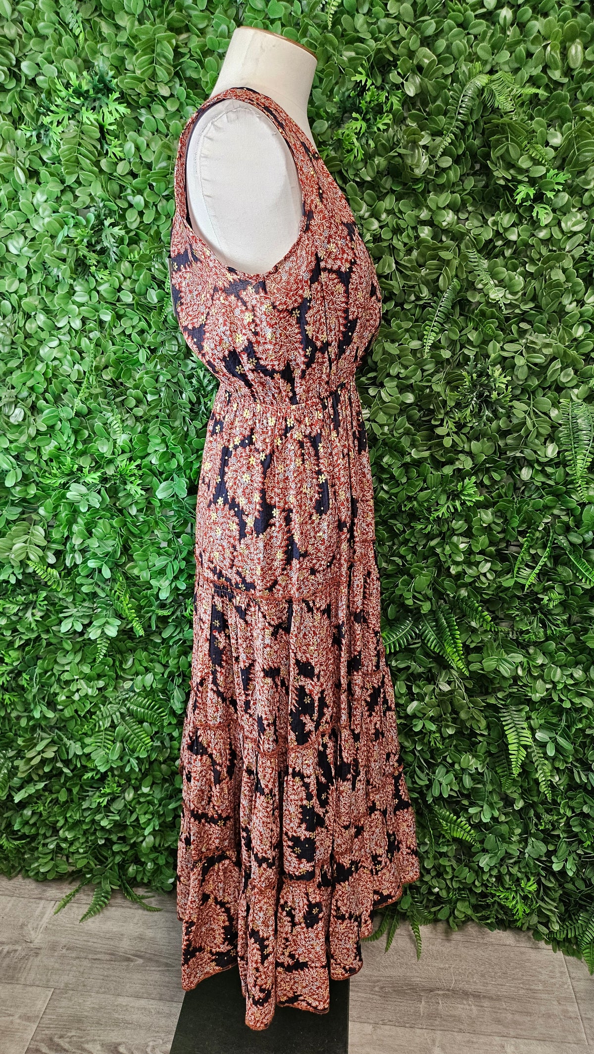 Drama The Label Print Tiered Maxi Dress (10)