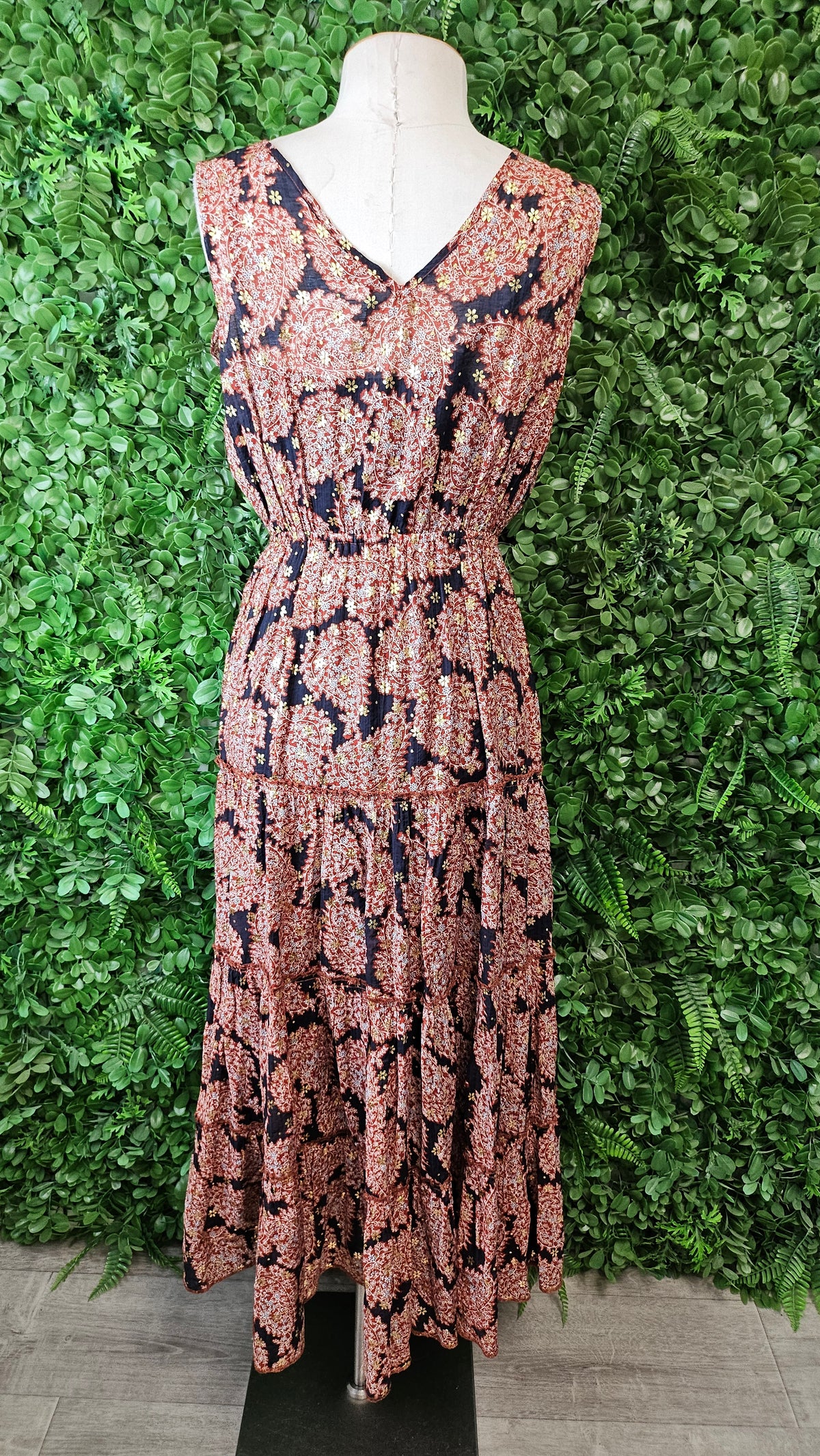 Drama The Label Print Tiered Maxi Dress (10)