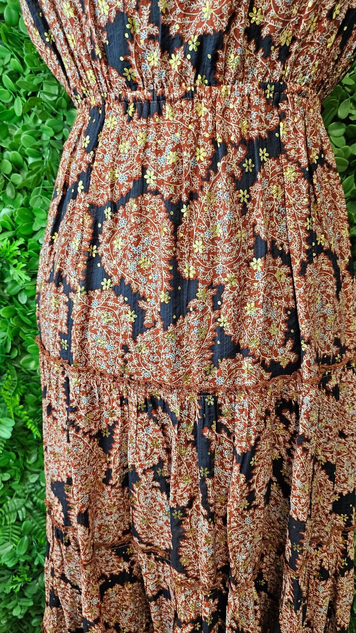 Drama The Label Print Tiered Maxi Dress (10)