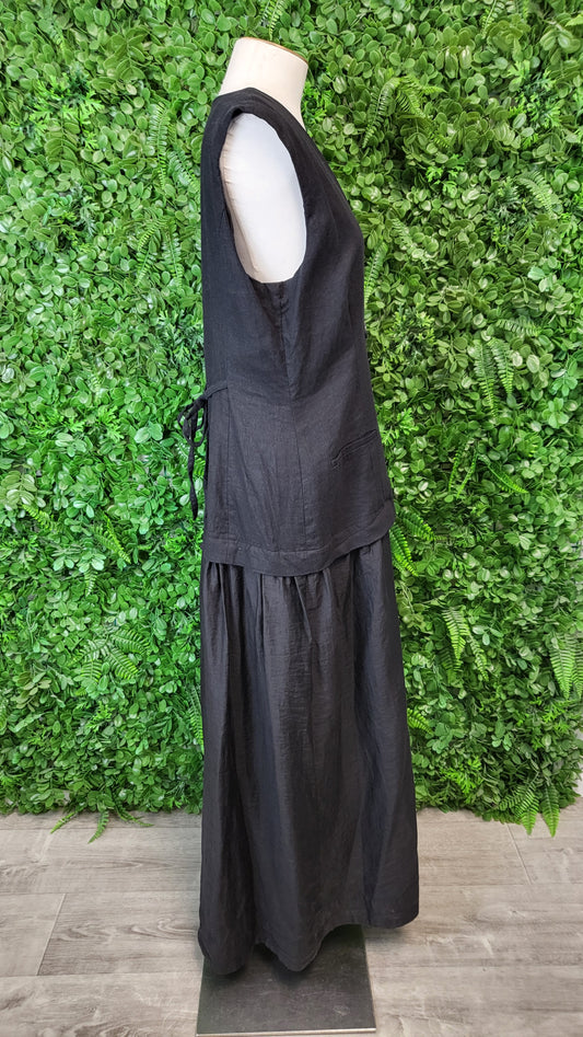 Decjuba Black Waistcoat Dress (12)