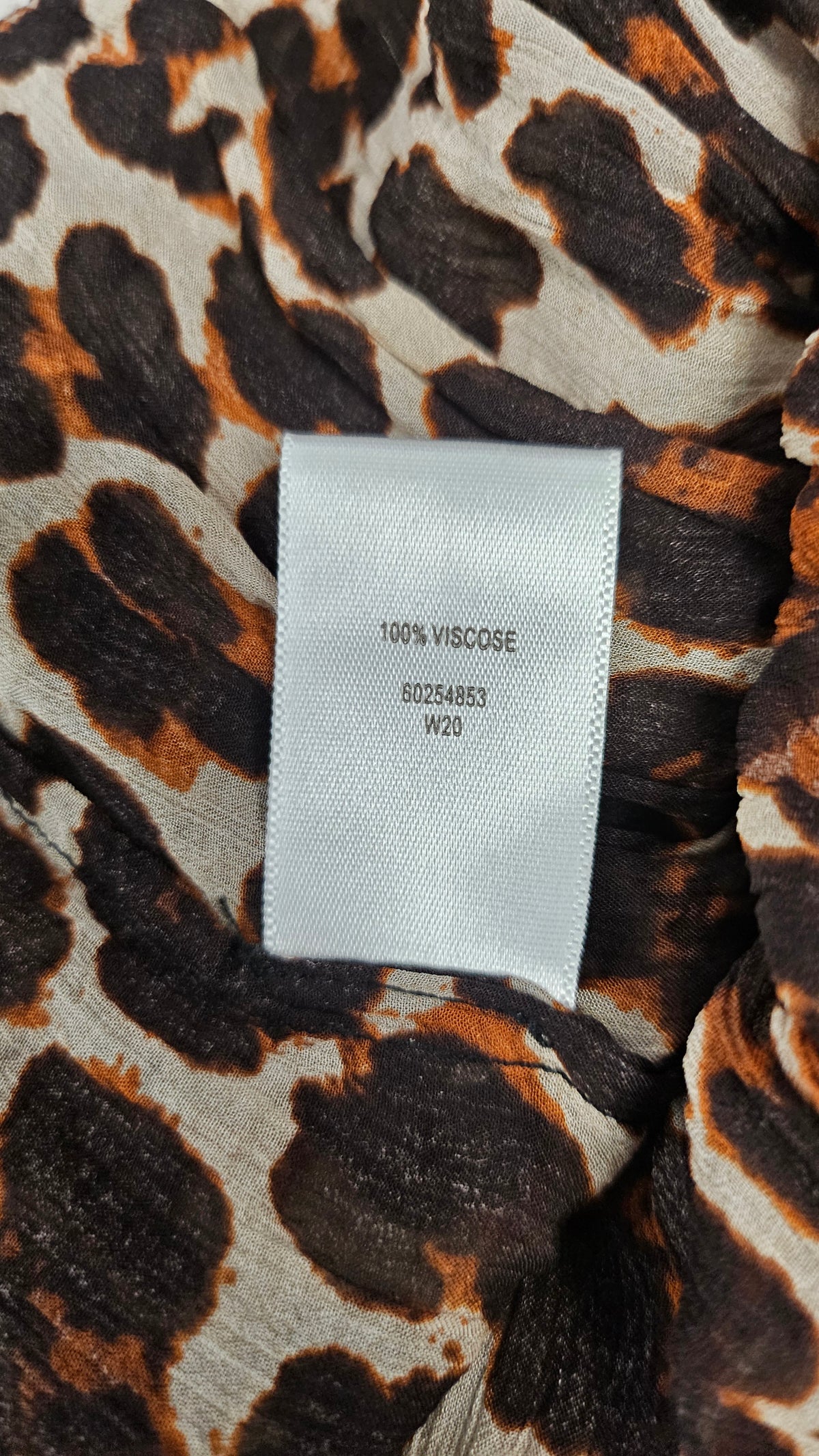 Witchery Animal Print Shirred Detail Blouse (10)