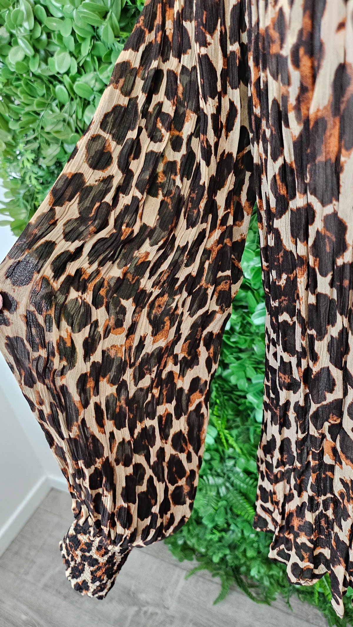 Witchery Animal Print Shirred Detail Blouse (10)
