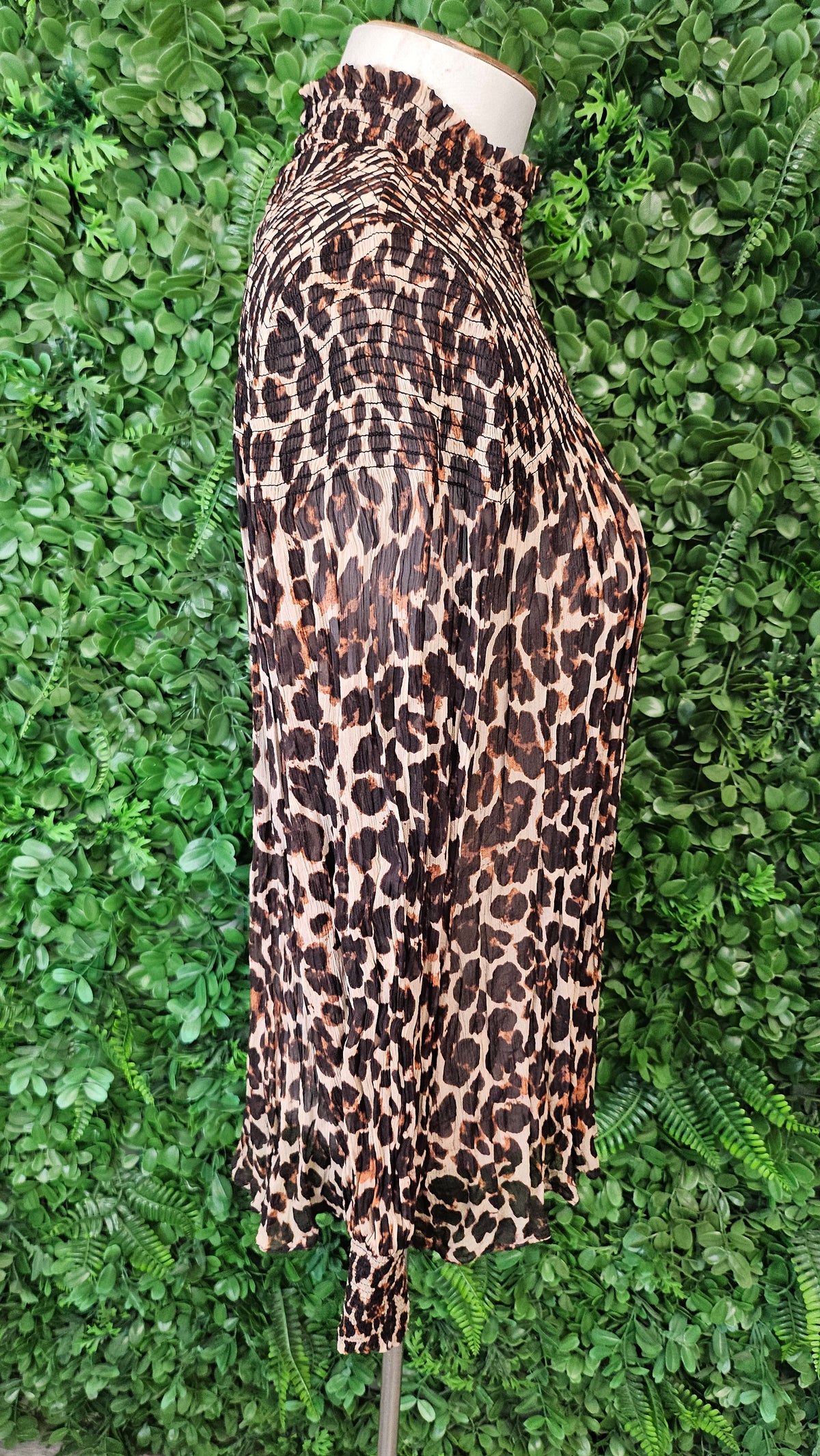 Witchery Animal Print Shirred Detail Blouse (10)