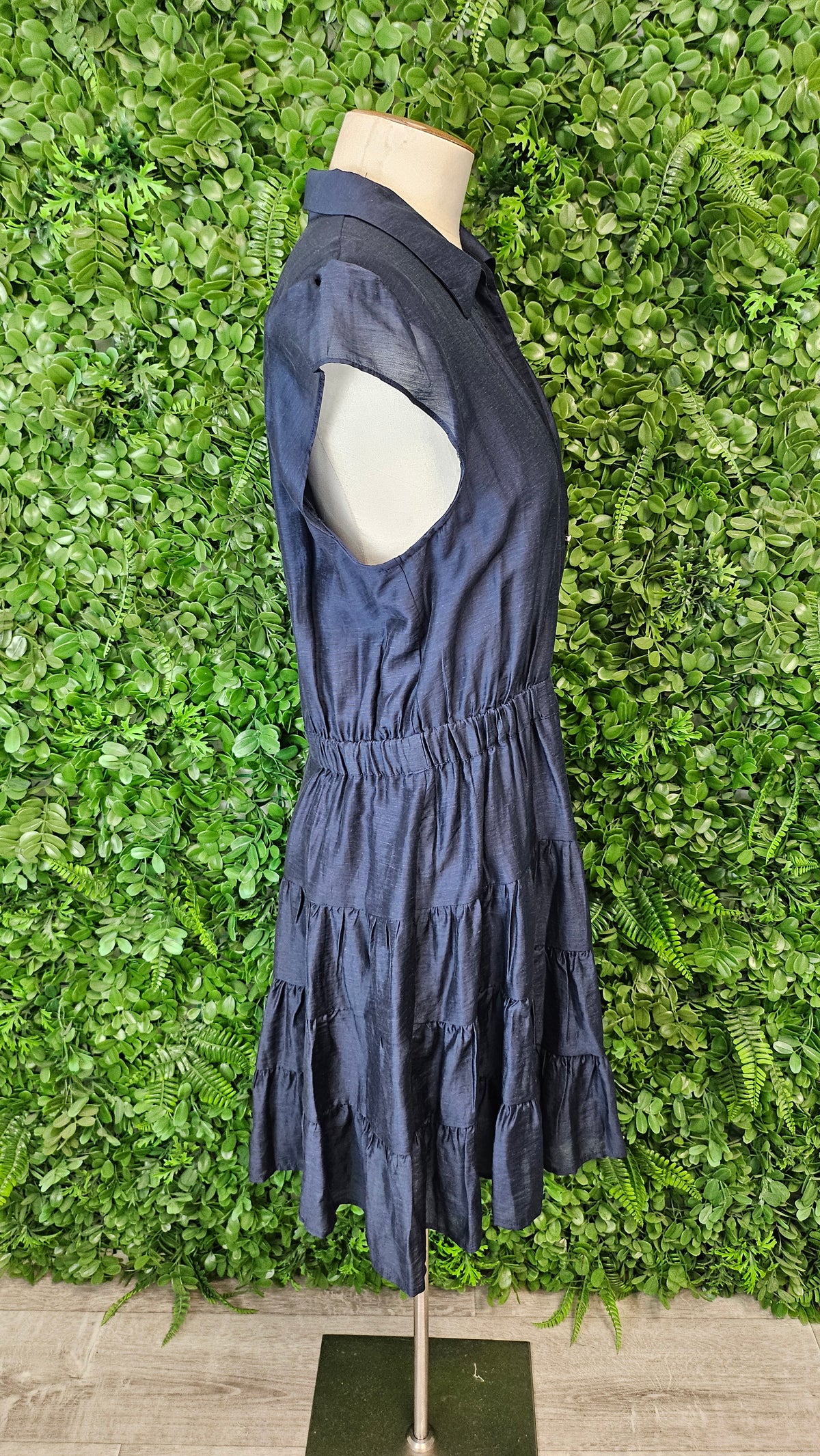 Portmans Navy Tiered Dress (14)