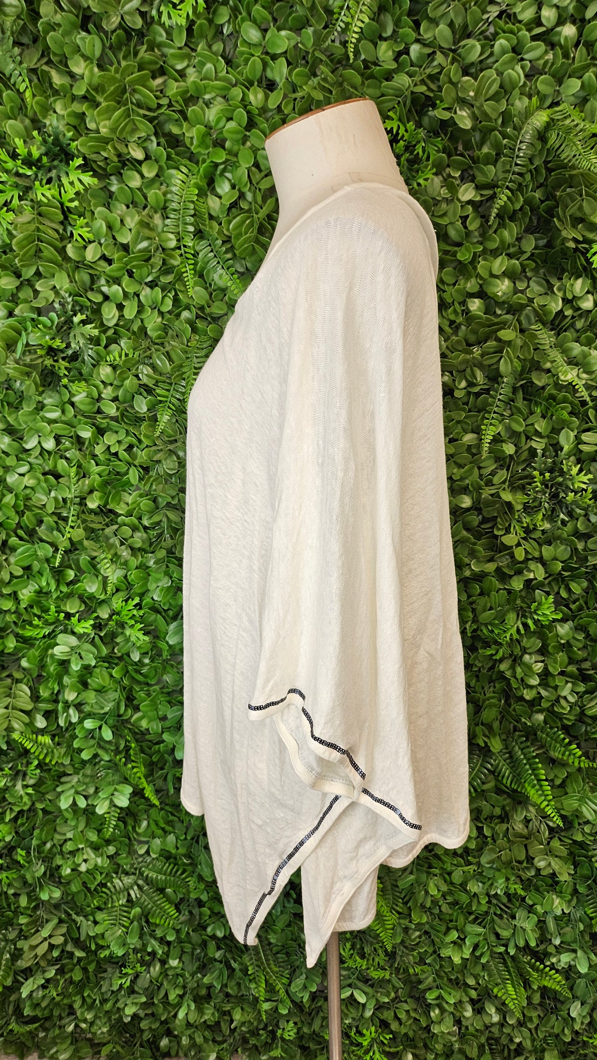 Brax Cream Poncho Layering Top (OSFM)