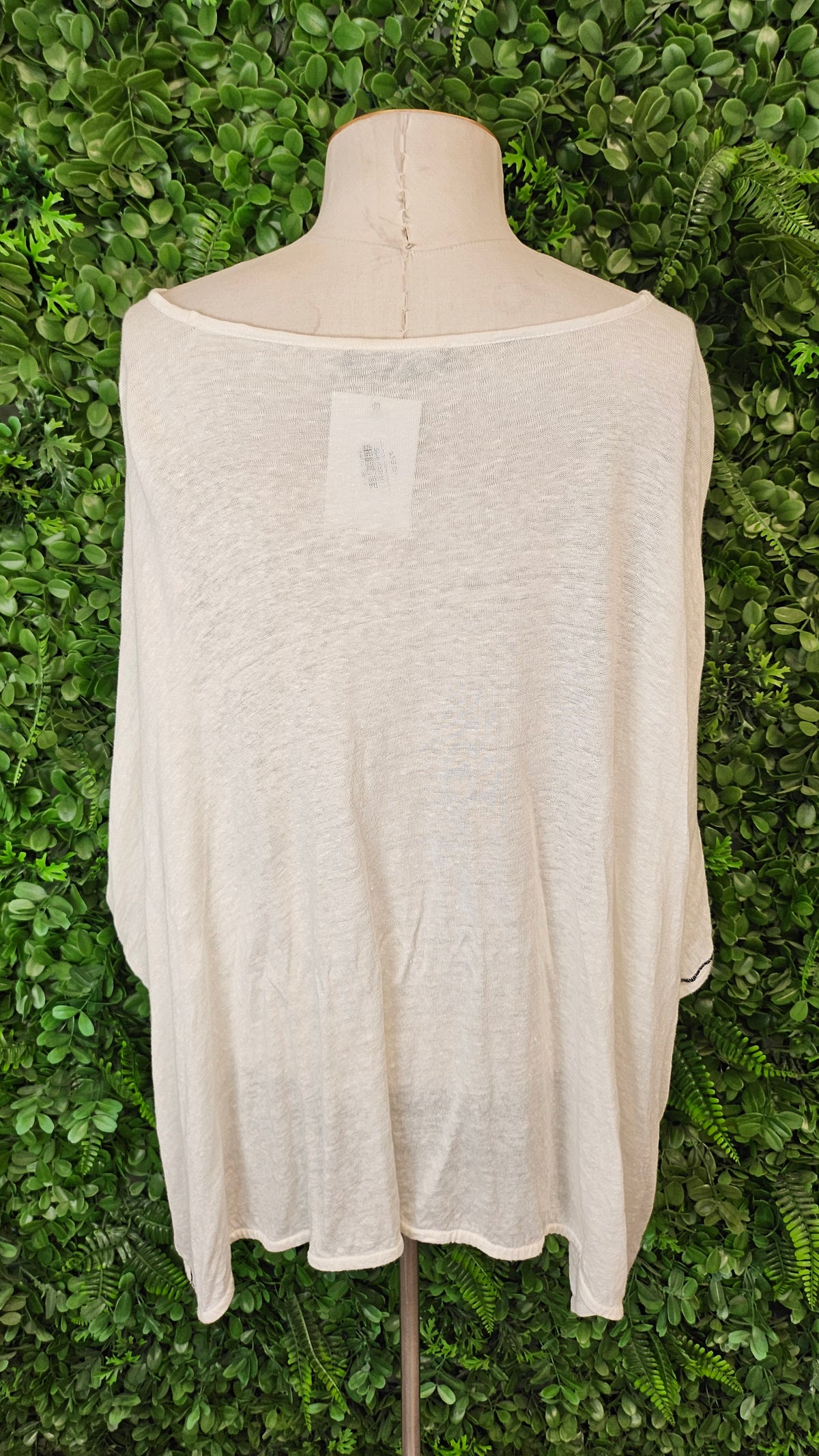 Brax Cream Poncho Layering Top (OSFM)