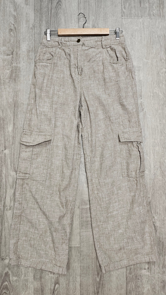 Max Taupe Linen Cargo Pant (10)