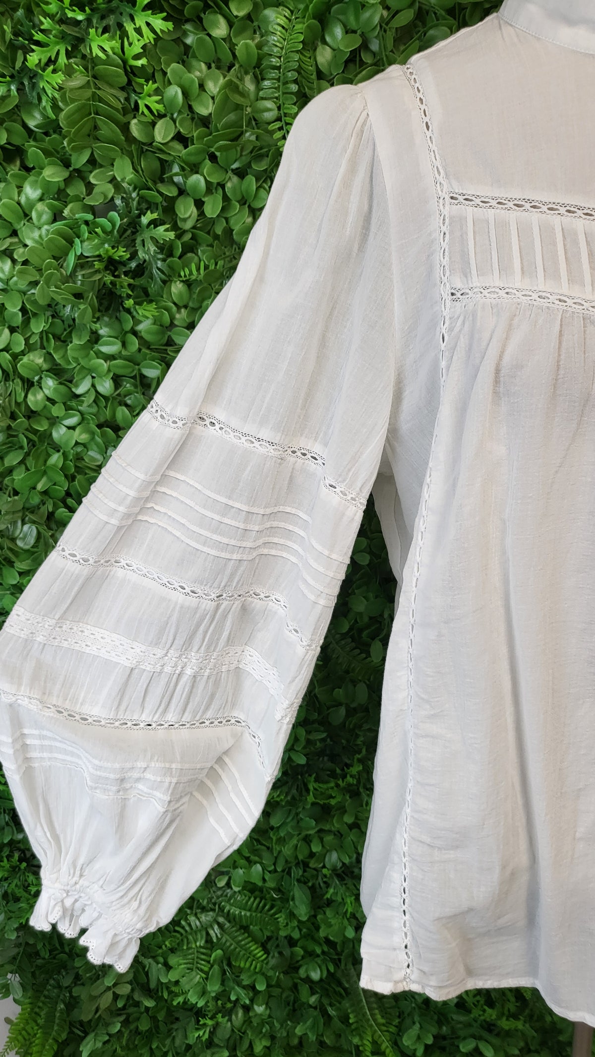 Harlem White Lattice Top (16)