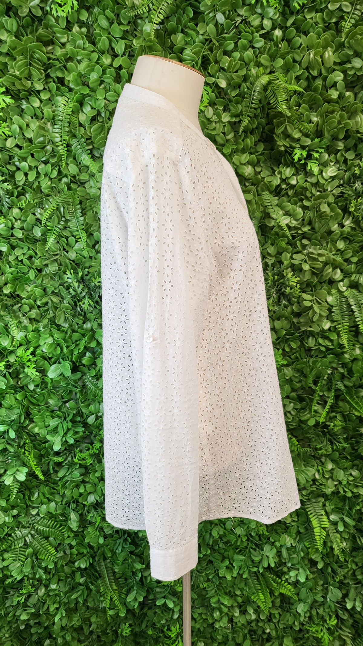 Ultimo White Cut Out Shirt (12)