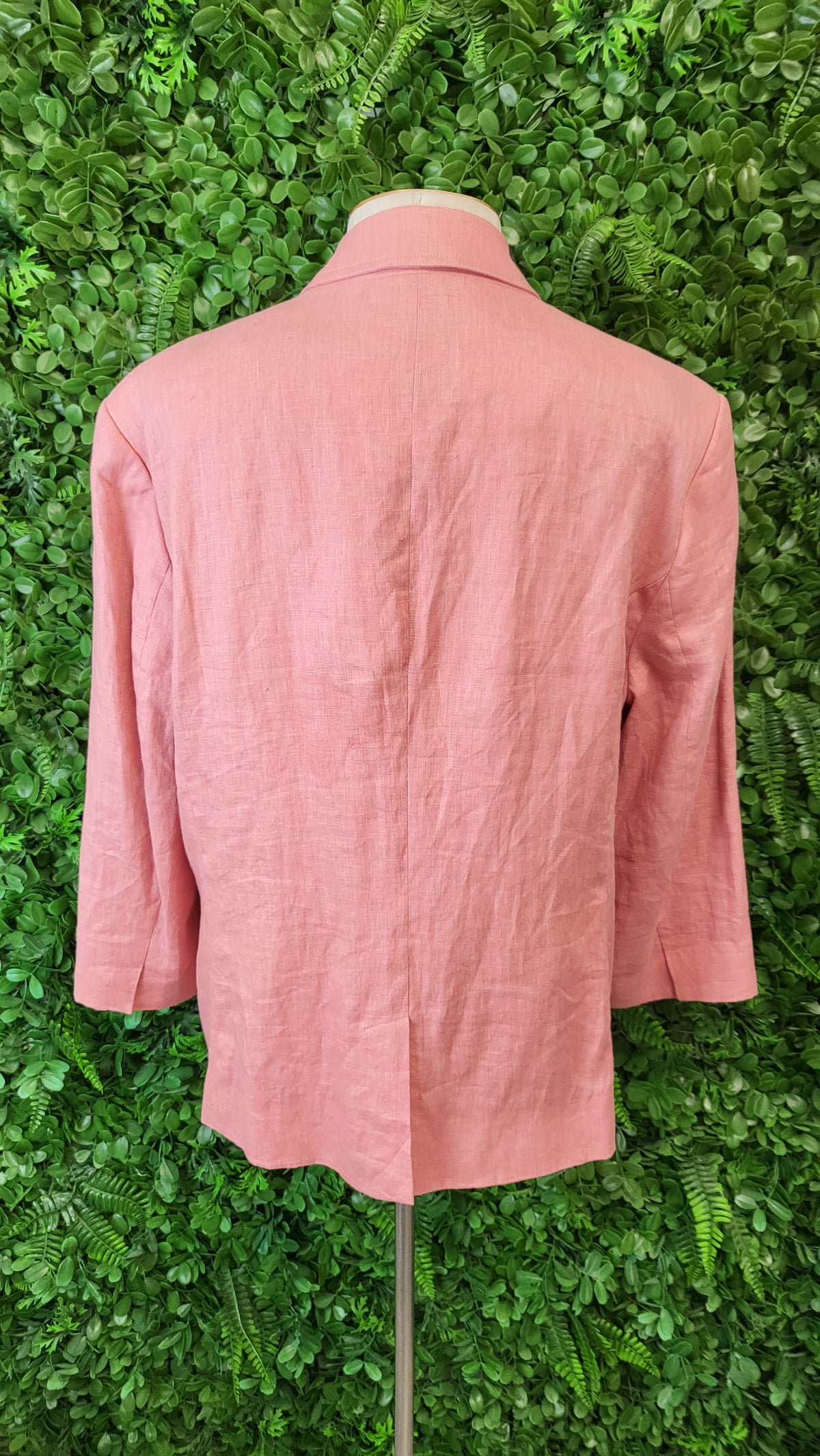 Jacquie E Apricot Linen Blazer (16)