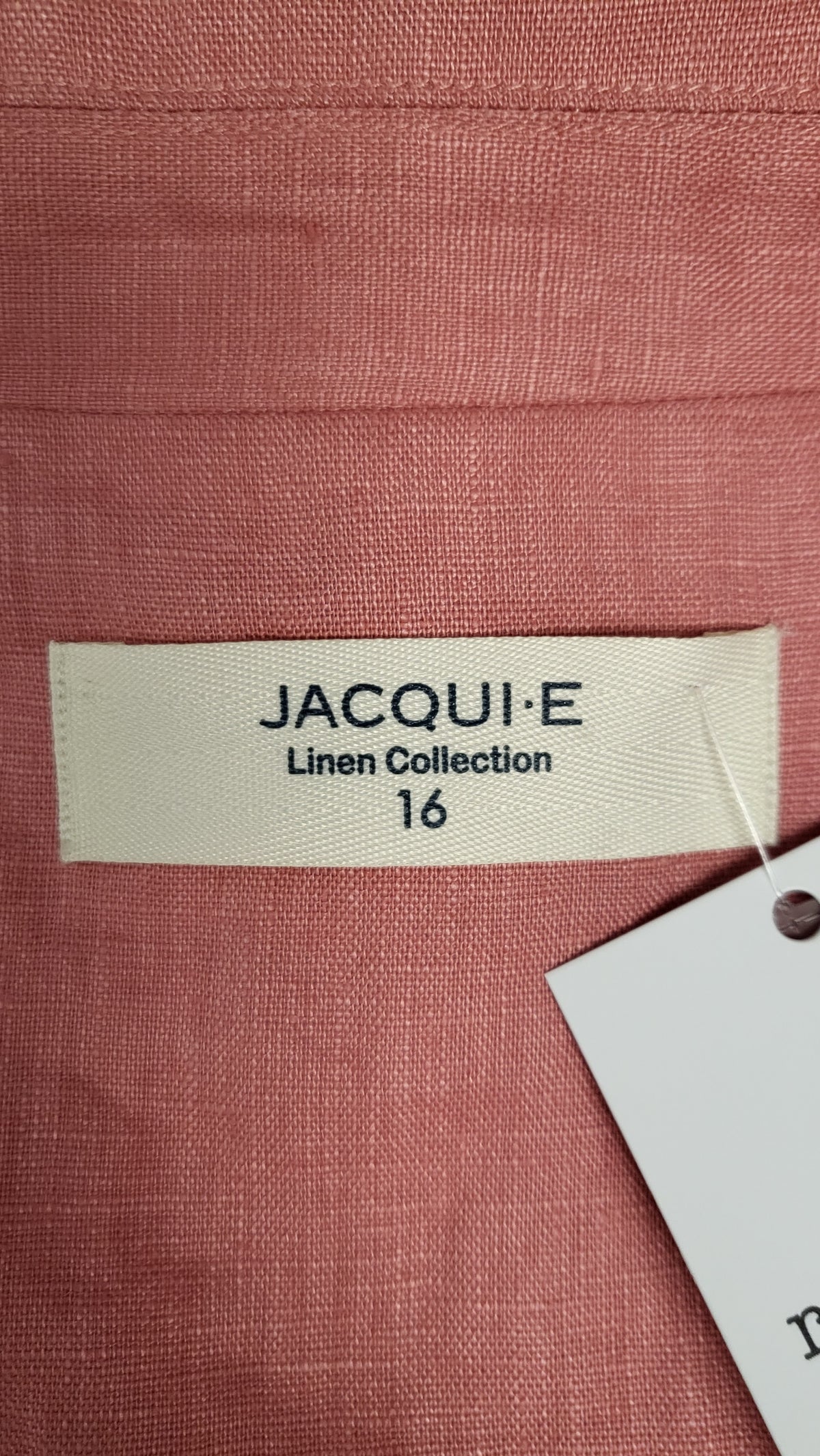 Jacquie E Apricot Linen Blazer (16)