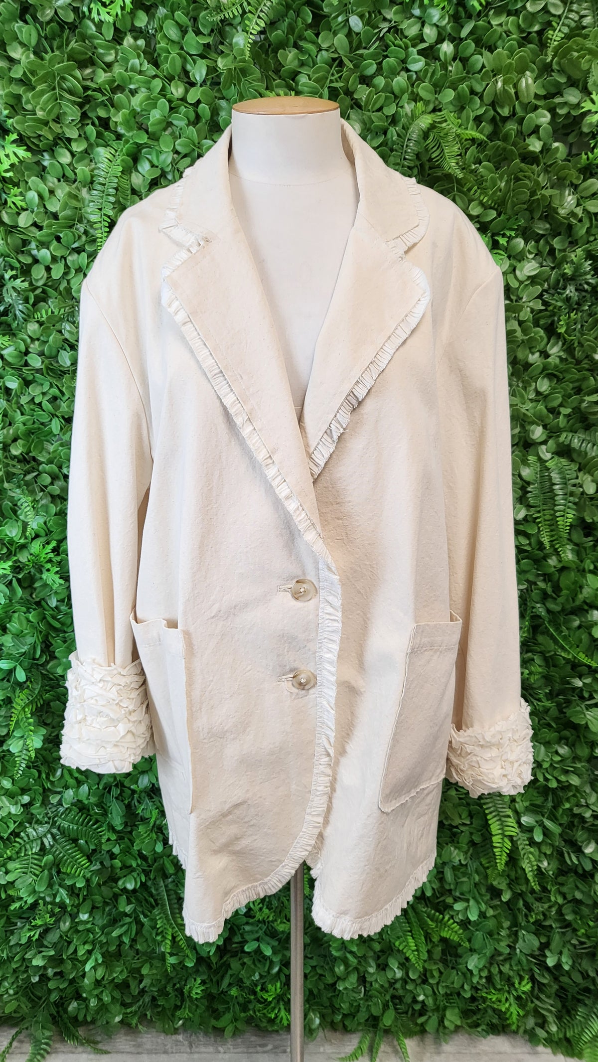 Trelise Cooper Crispy Cream Tough Cuff Jacket (16-18)